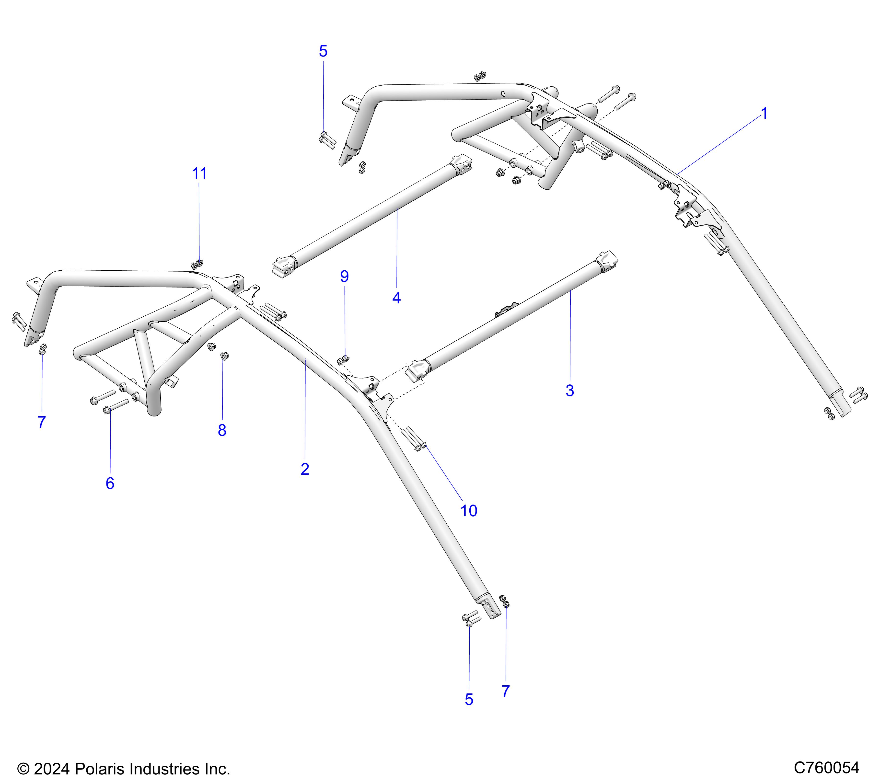 CHASSIS, CAB FRAME - Z25XPE92A/92B (C760054)