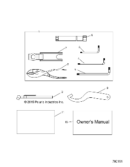 REFERENCES, TOOL KIT and OWNERS MANUALS - R22MAE57DX (700191)