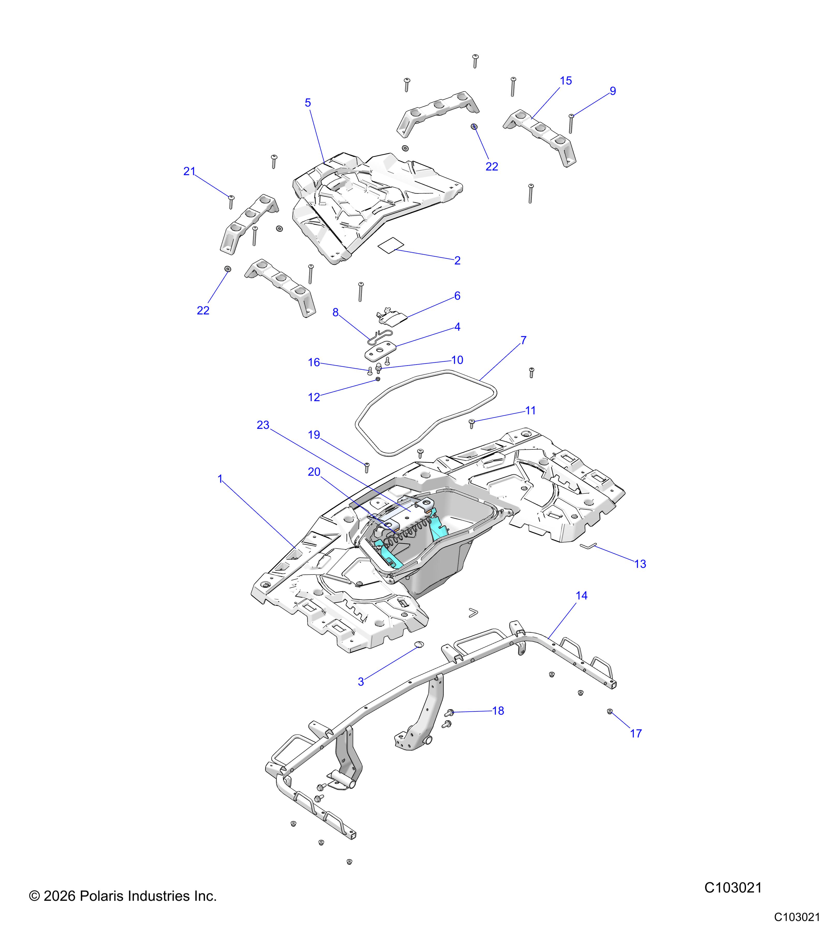 BODY, REAR RACK - A26SLD95CJ (C103021)