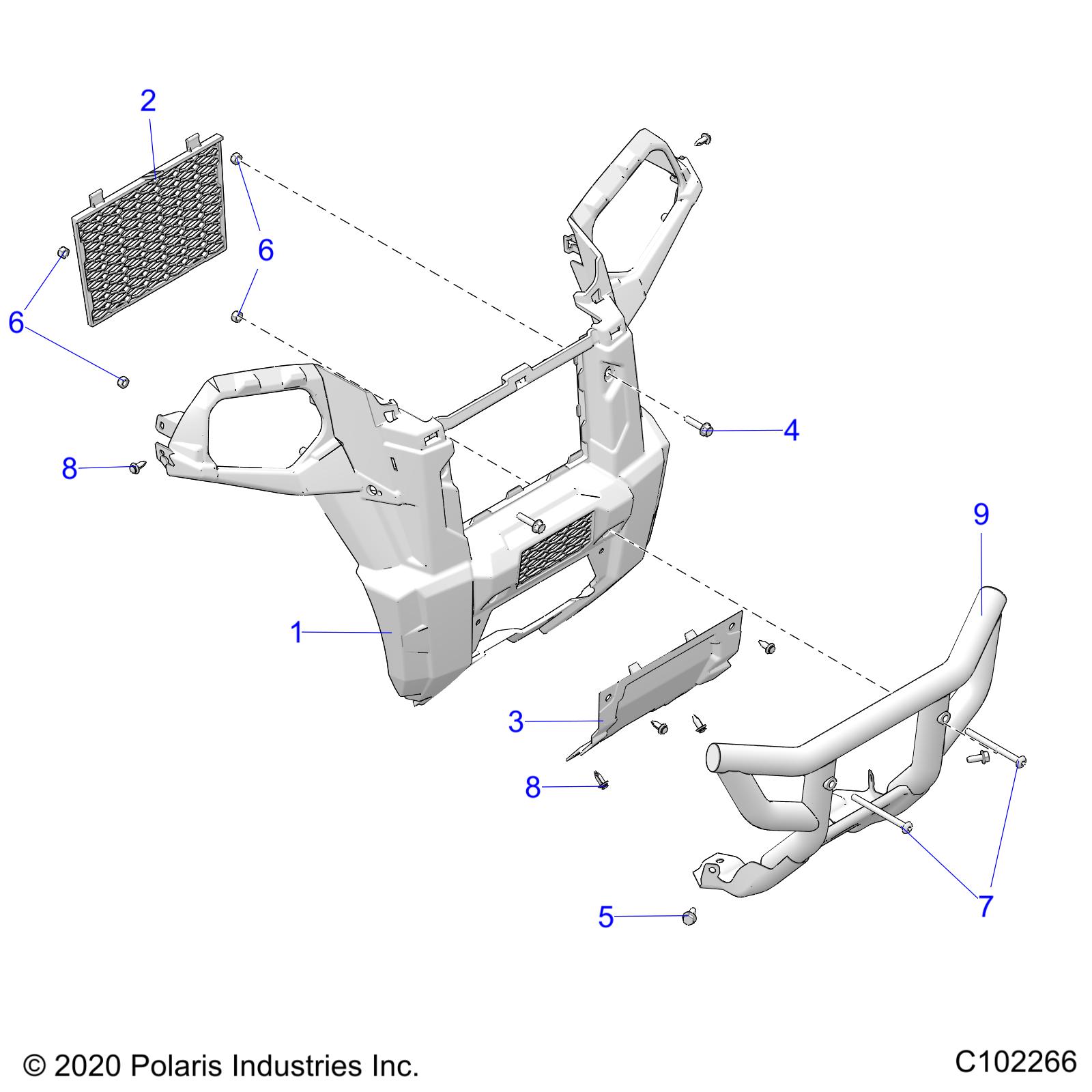 BODY, FRONT BUMPER - A22SVE95PK (C102266)