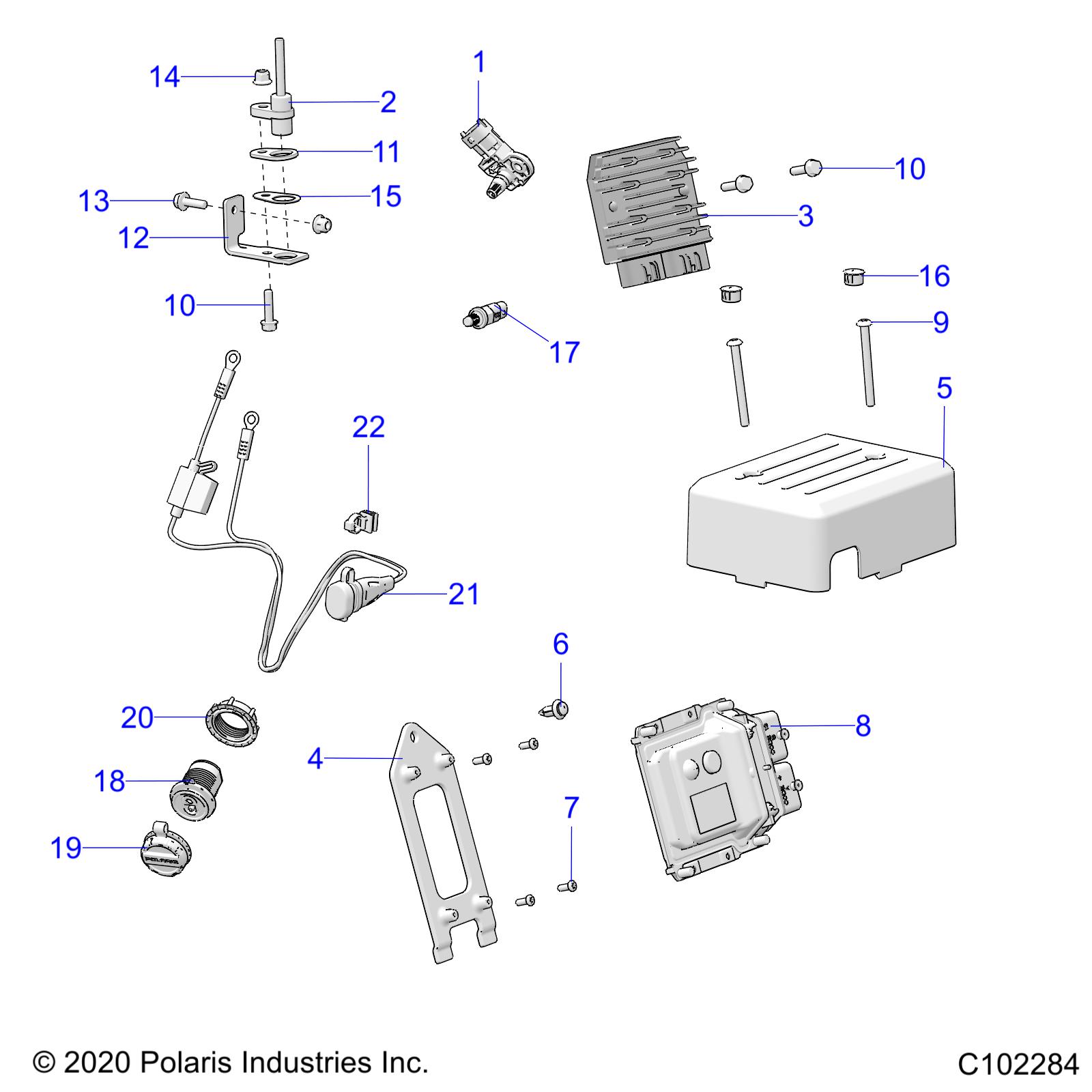 ELECTRICAL, SENSORS, MODULES, and SWITCHES - A21HZB15A1/A2/B1/B2 (C102284)