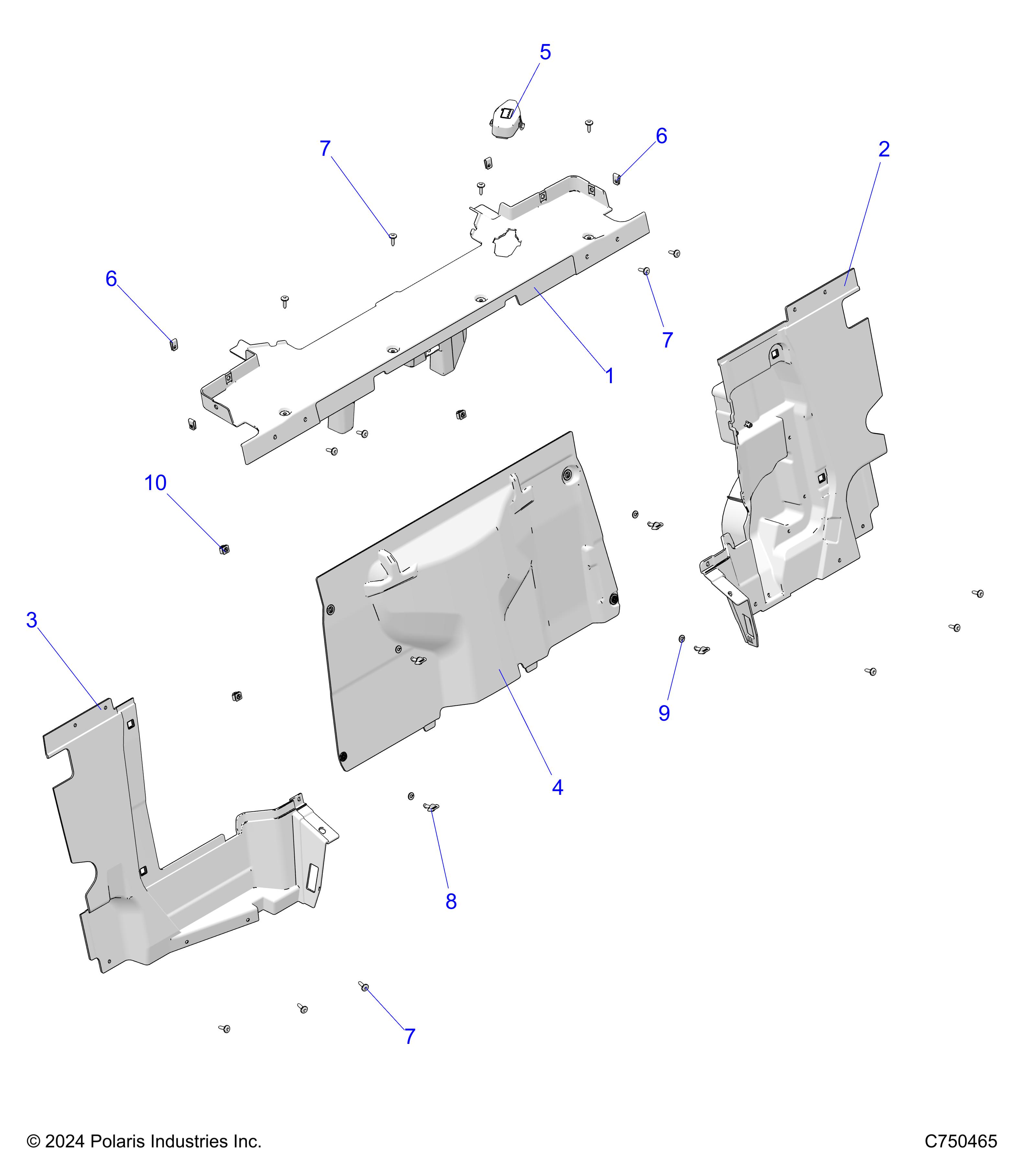 BODY, REAR CLOSEOFF - Z25NEB99A4/B4 (C750465)