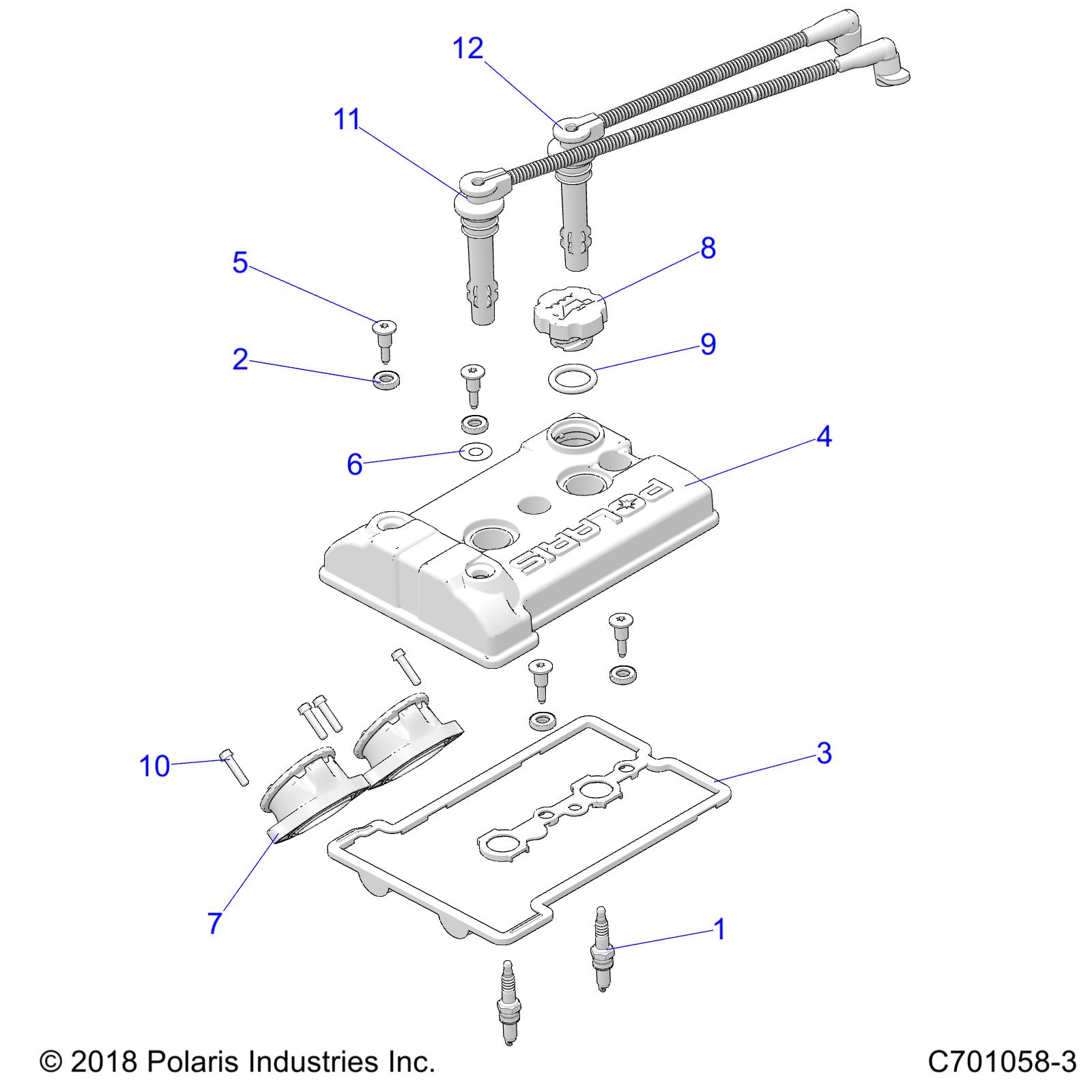 ENGINE, THROTTLE BODY AND VALVE COVER - Z21P4E92AE/AN/BE/BN/L92AL/AT/BL/BT (C701058-3)