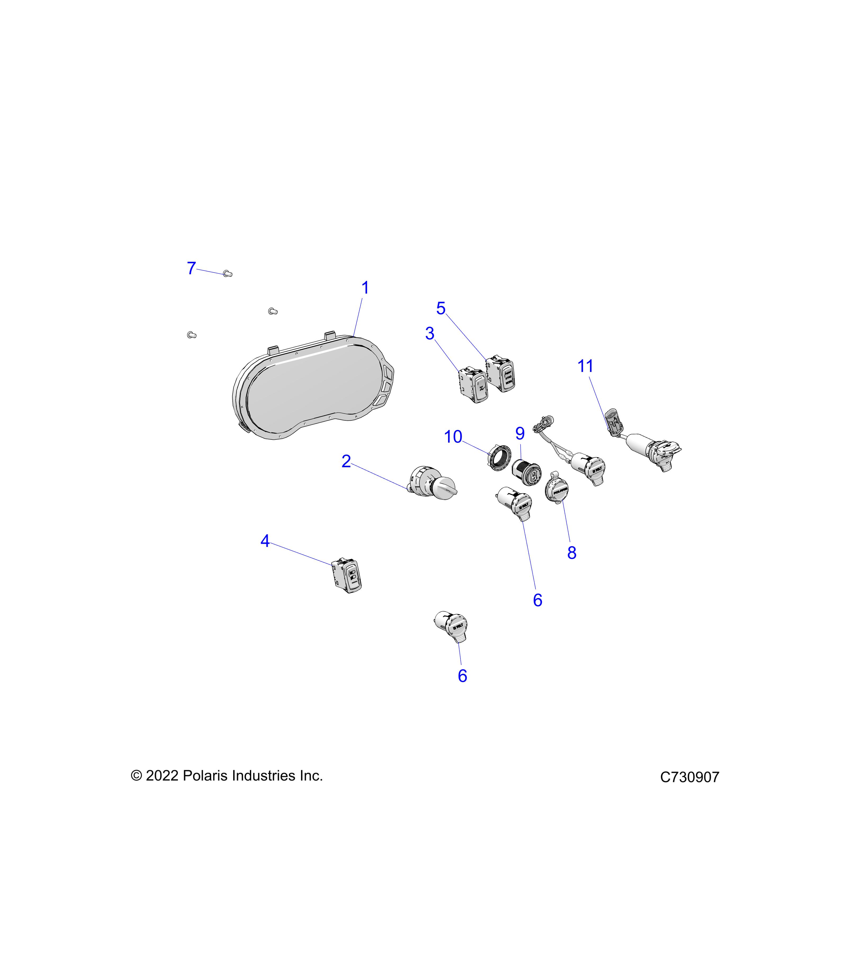 ELECTRICAL, DASH INSTRUMENTS - R23RSF99AY (C730907)