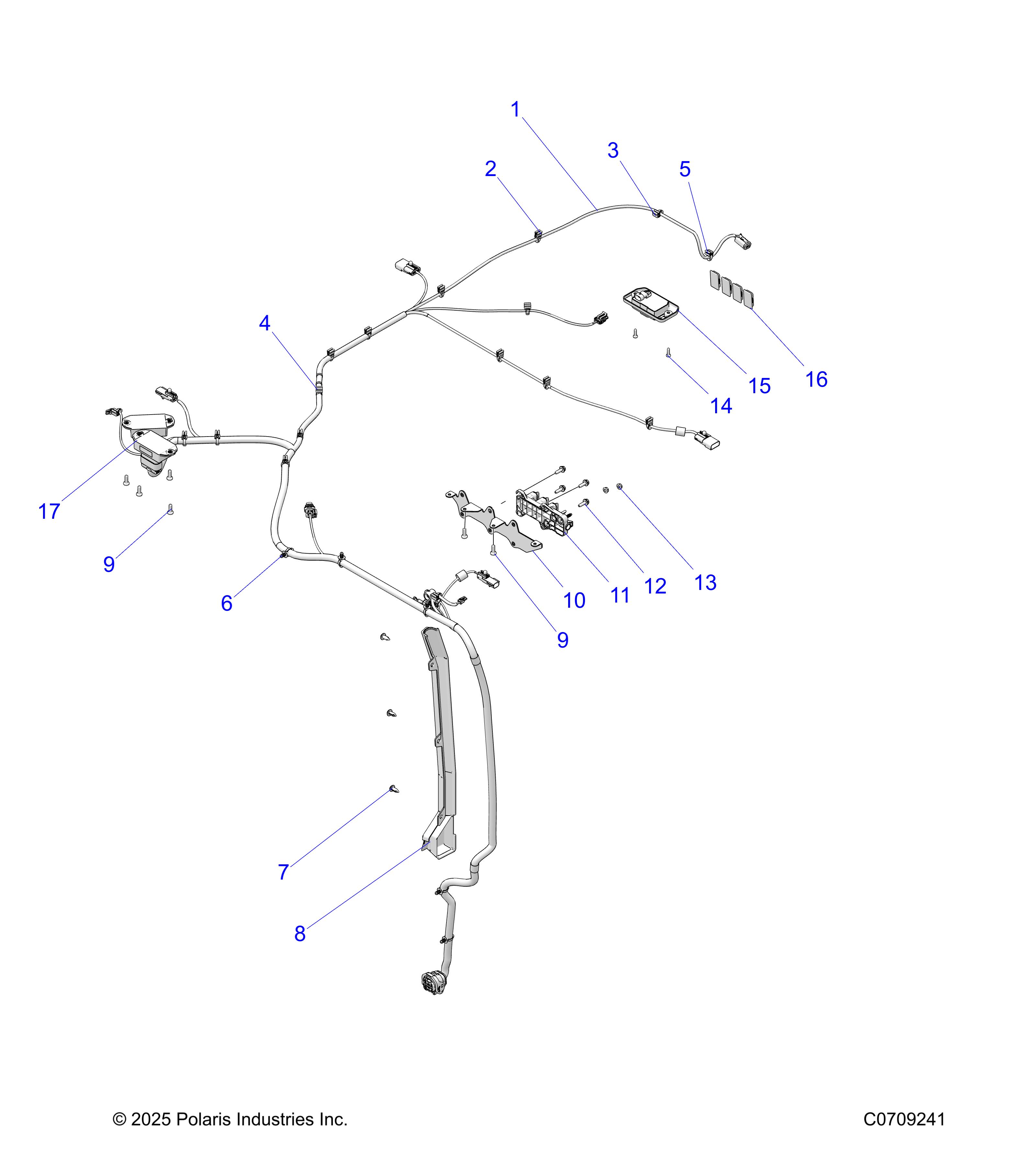 ELECTRICAL, WIRE HARNESS, ROOF - R26X6L1RBB/BJ (C0709241)