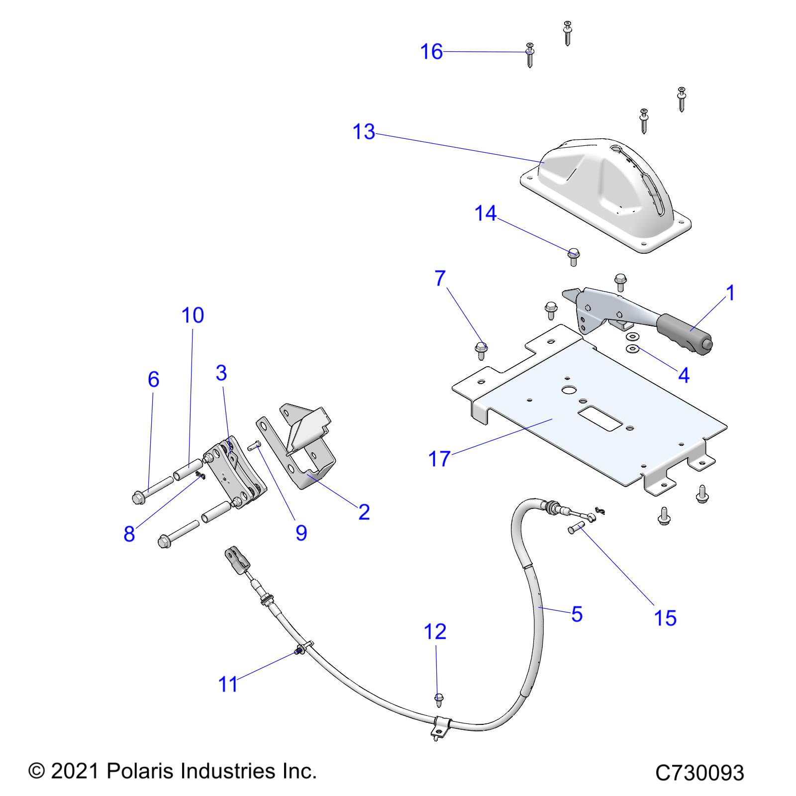 BRAKES, PARKING - R25MAE57F1/C1/G1/G9 (C730093)