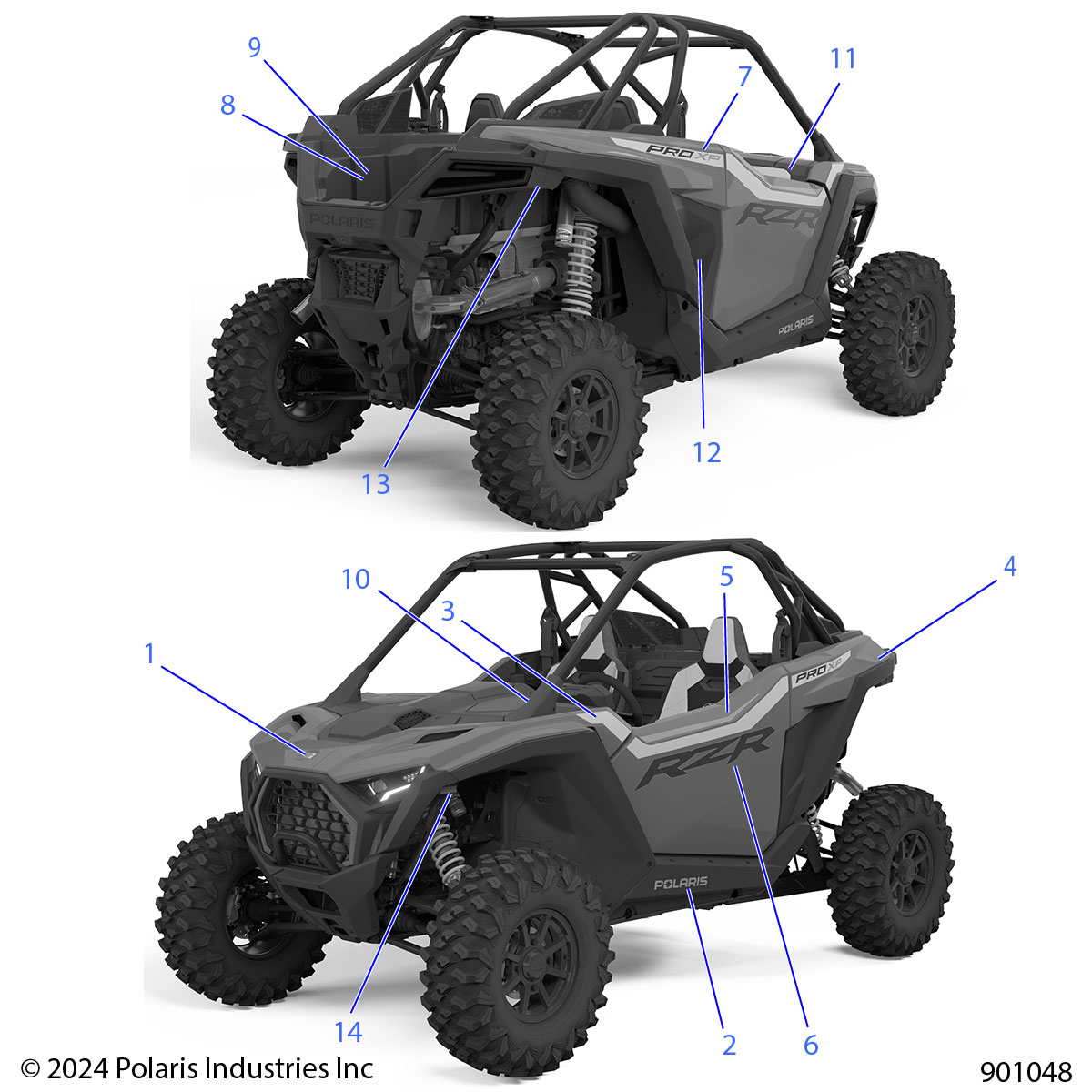 BODY, DECALS - Z25XPD92AA/BA (901048)