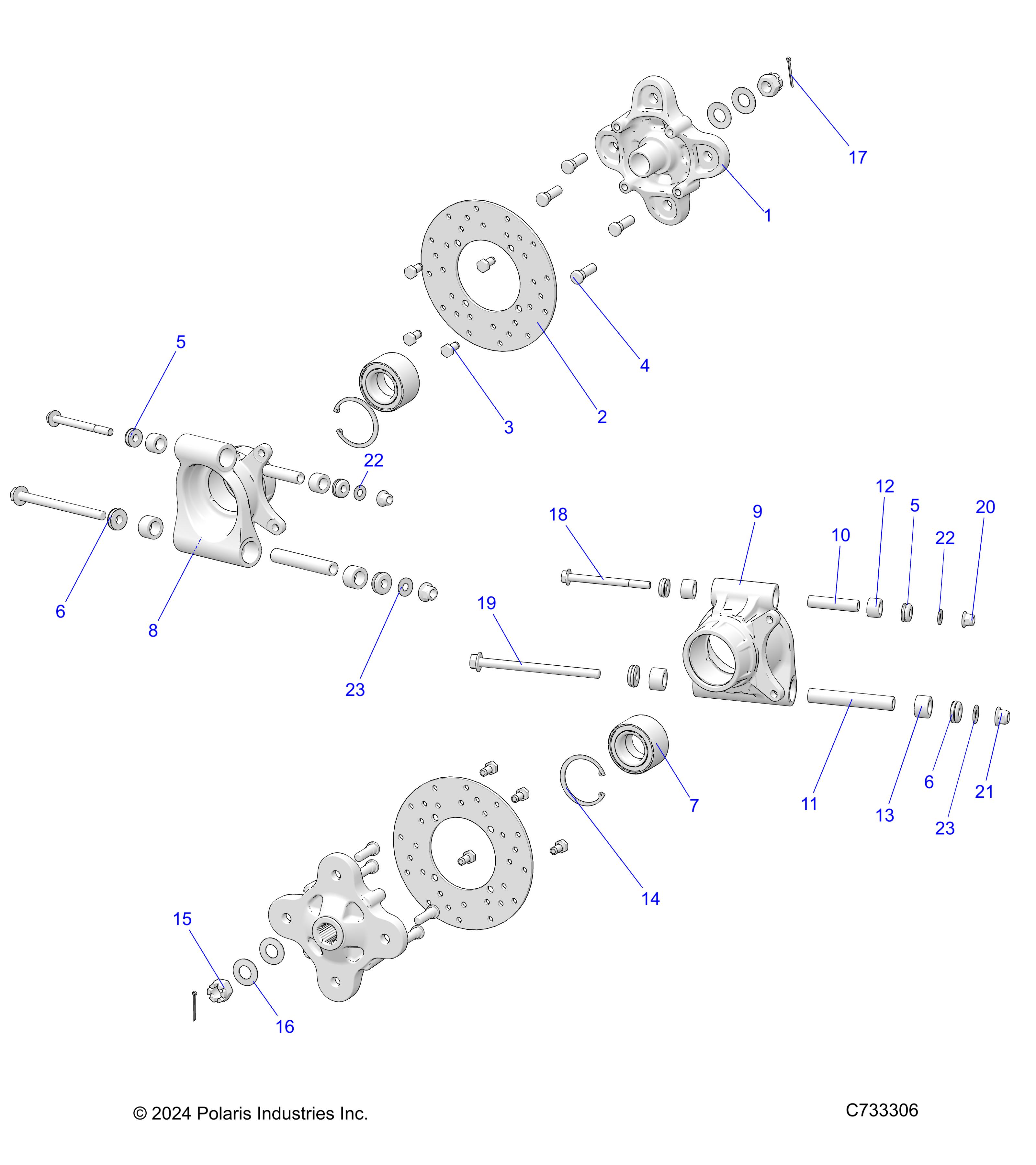 SUSPENSION, REAR CARRIER - R25T6A99A1/B1 (C733306)