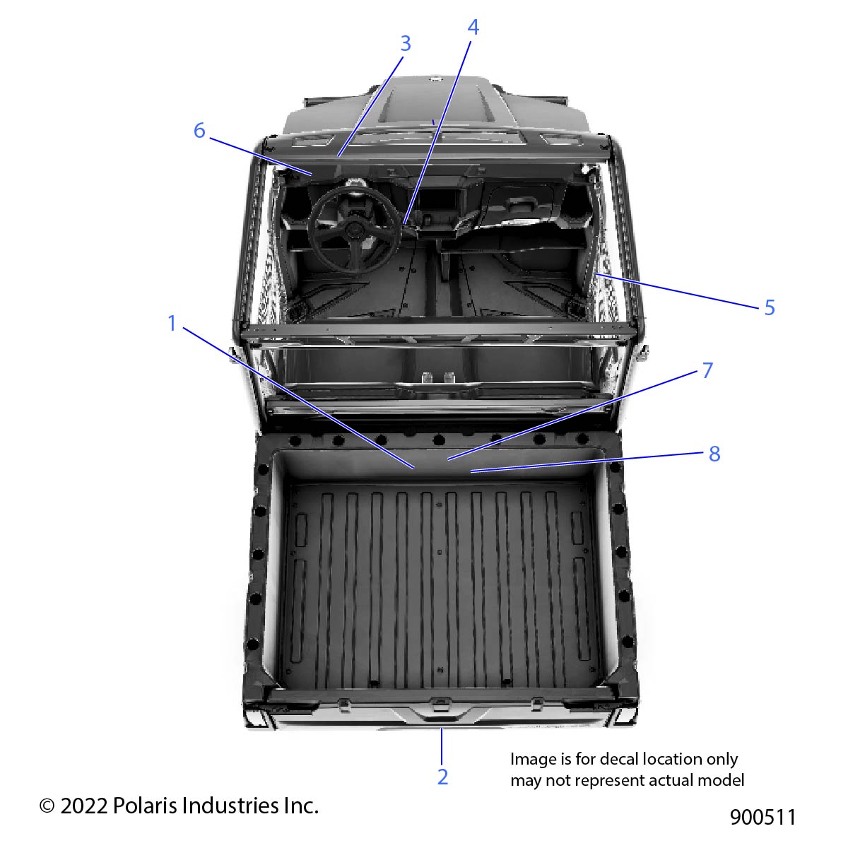 BODY, DECALS, GENERAL - R23MAA57F1/SC1/C9/CK/F1/F9 (900511)