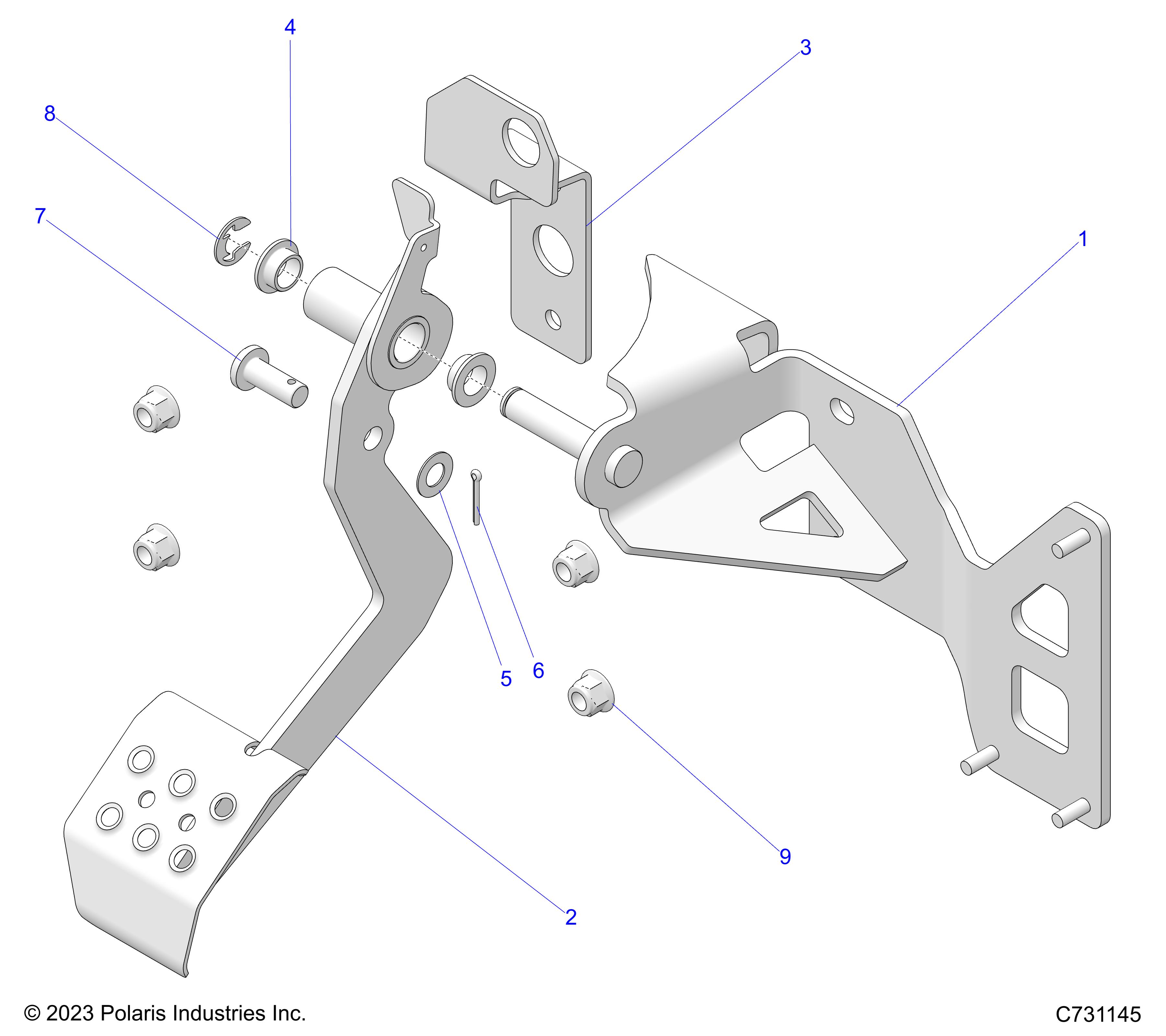 BRAKES, PEDAL - R24RRP99CJ (C731145)