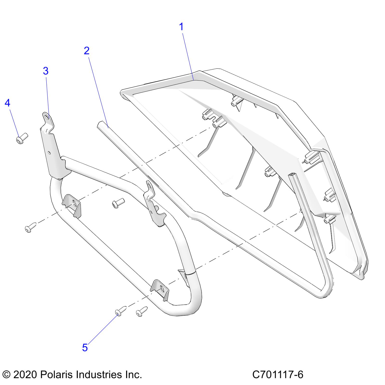 BODY, DOORS, REAR,LOWER - Z21A4E99AX/BX(C701117-6)