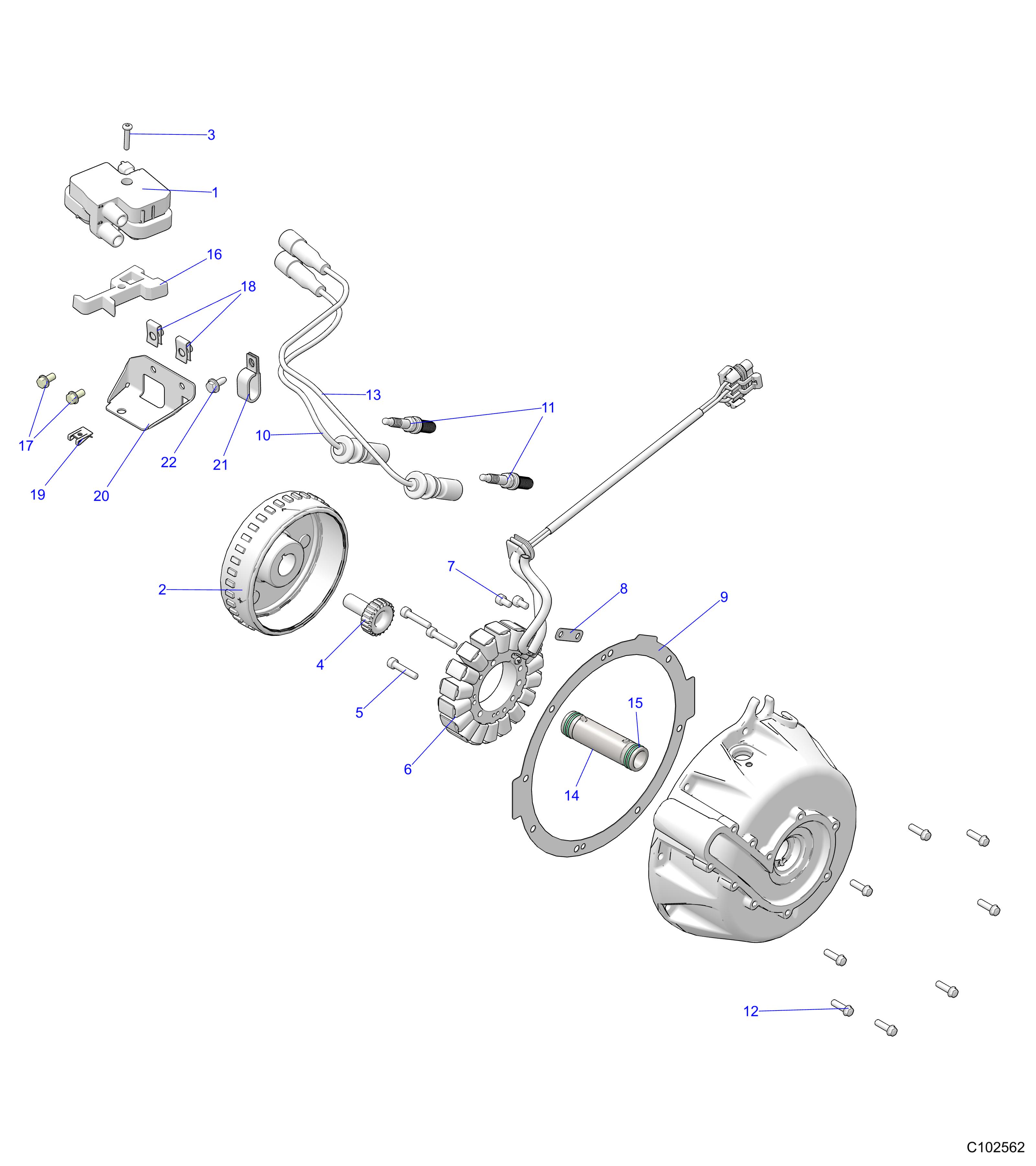 ELECTRICAL, IGNITION SYSTEM - A25SVA85A4 (C102562)