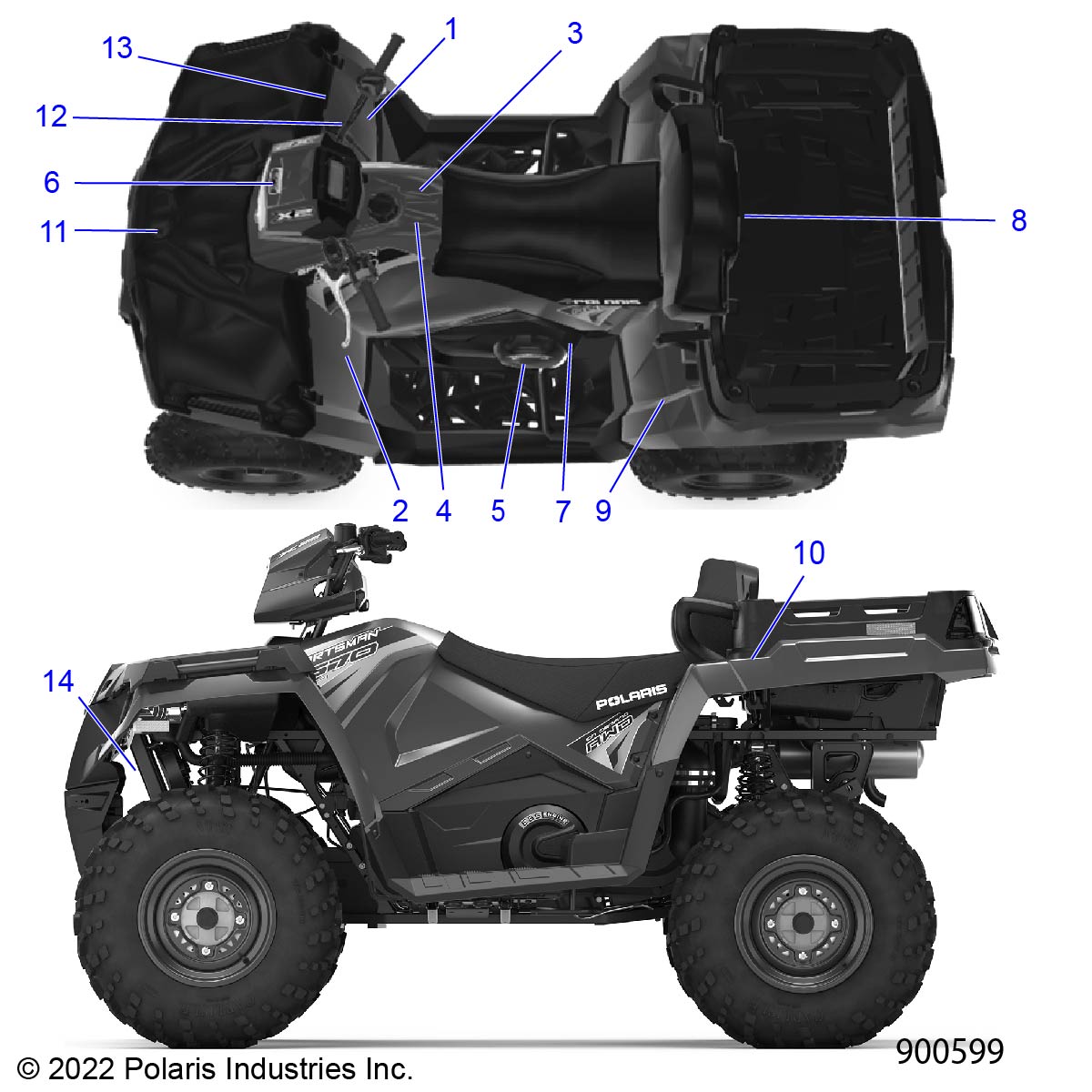 BODY, DECALS, GENERAL - A23SWE57F1/S57C1/C2 (900599)