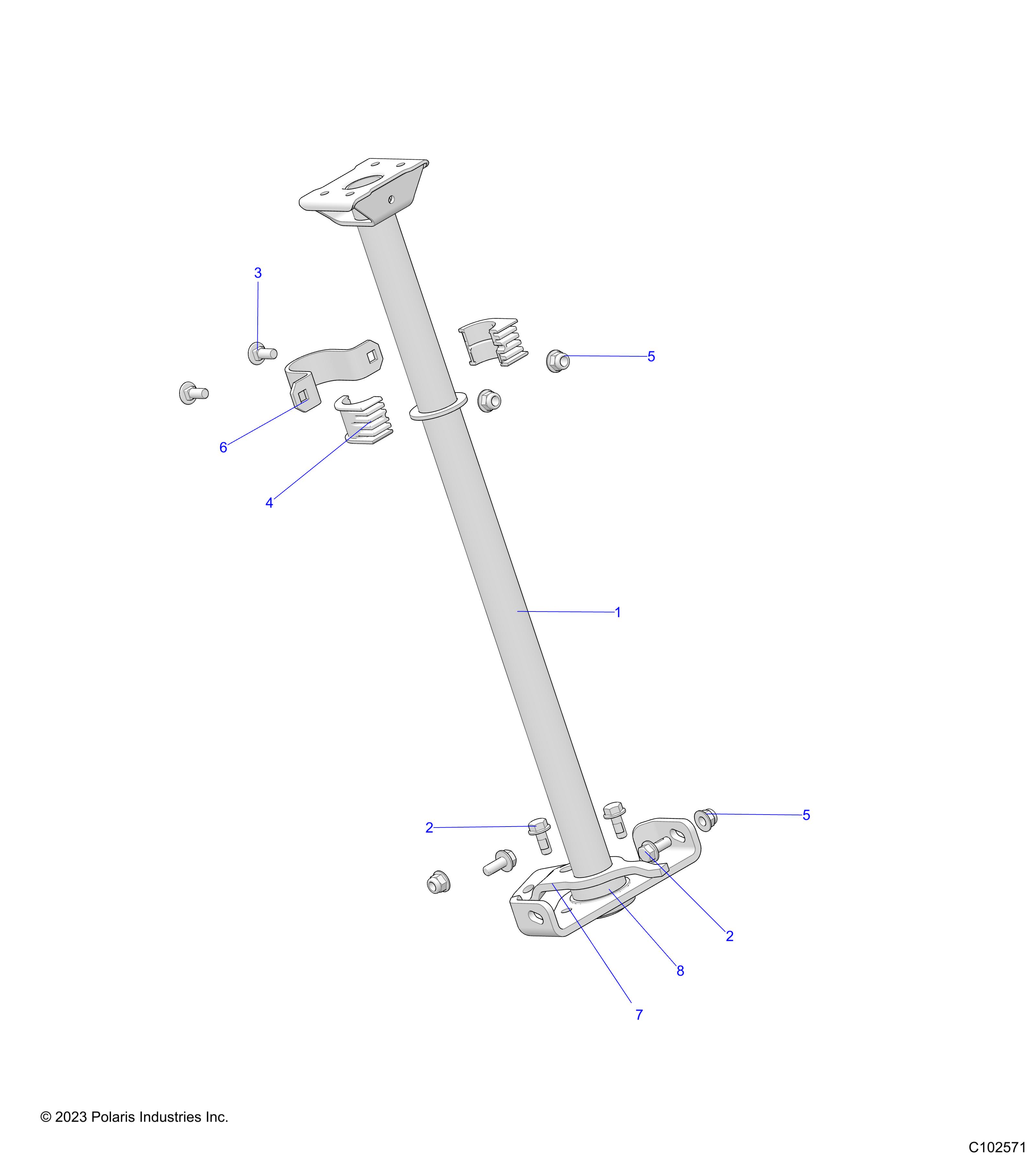 STEERING, STEERING POST - A24SVA85A4 (C102571)