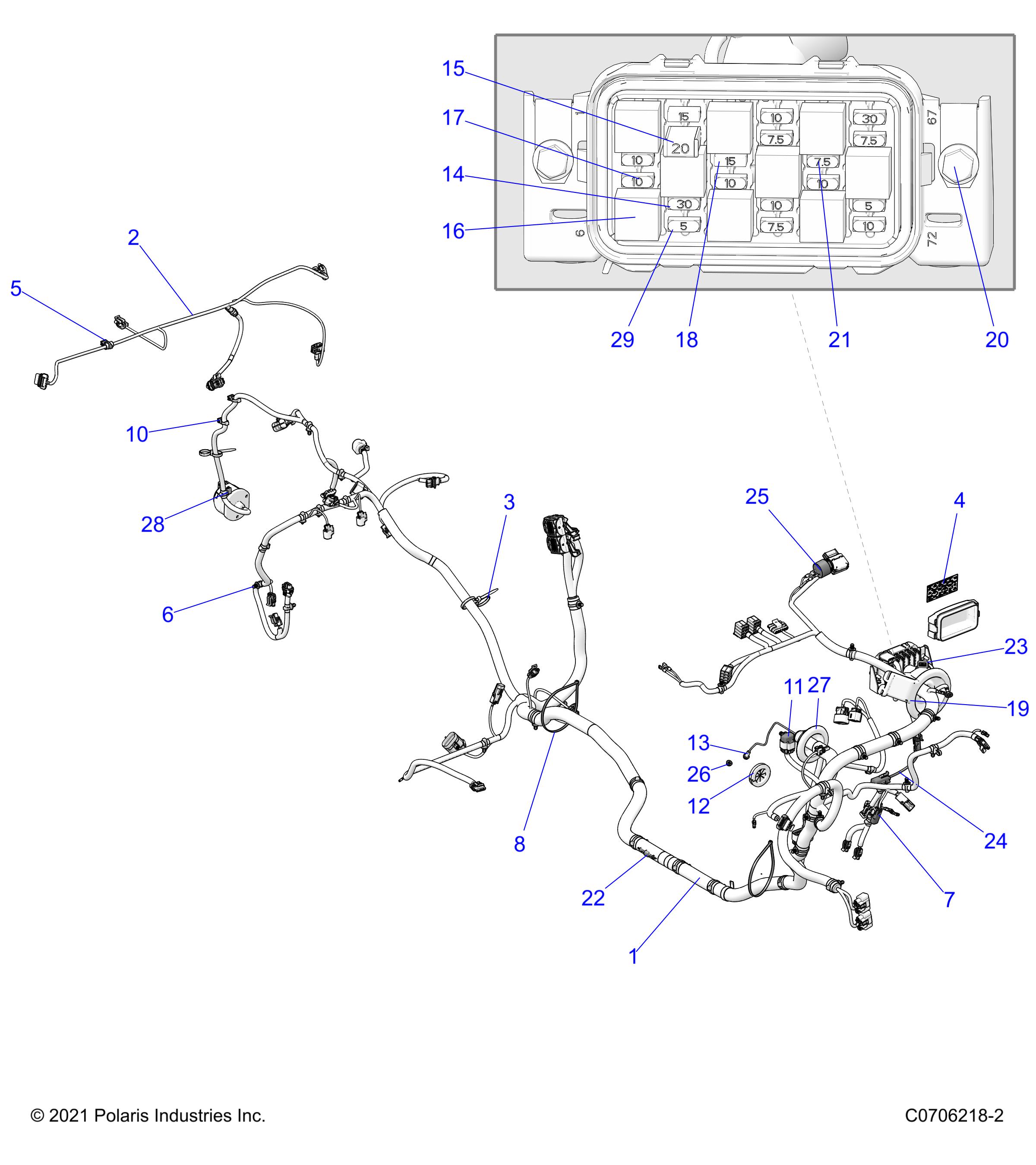 ELECTRICAL, WIRE HARNESS - Z22ASE99F4/F5/S99C4/C5 (C0706218-2)