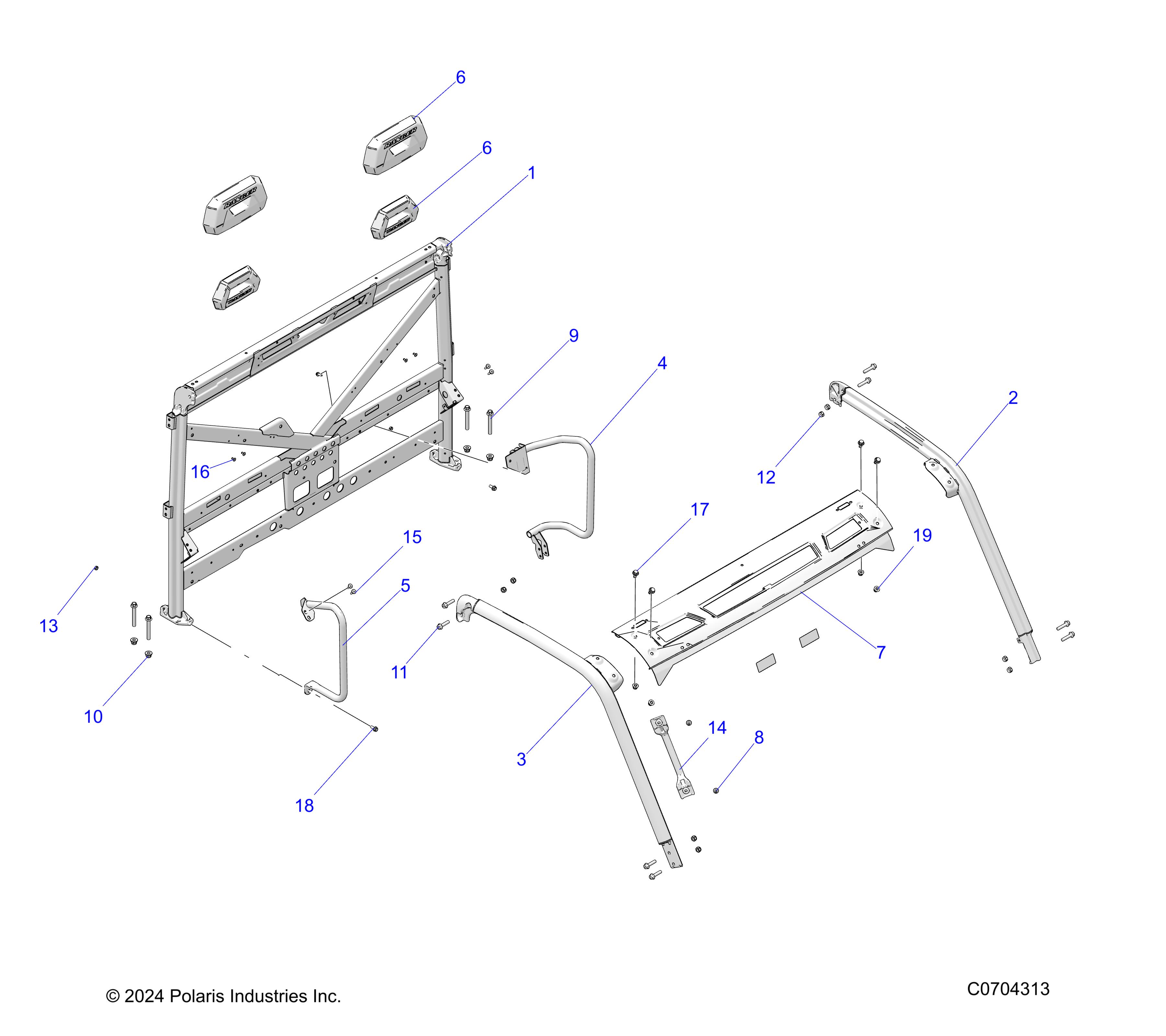 CHASSIS, CAB FRAME - R20RRR99A/B (C0704313)