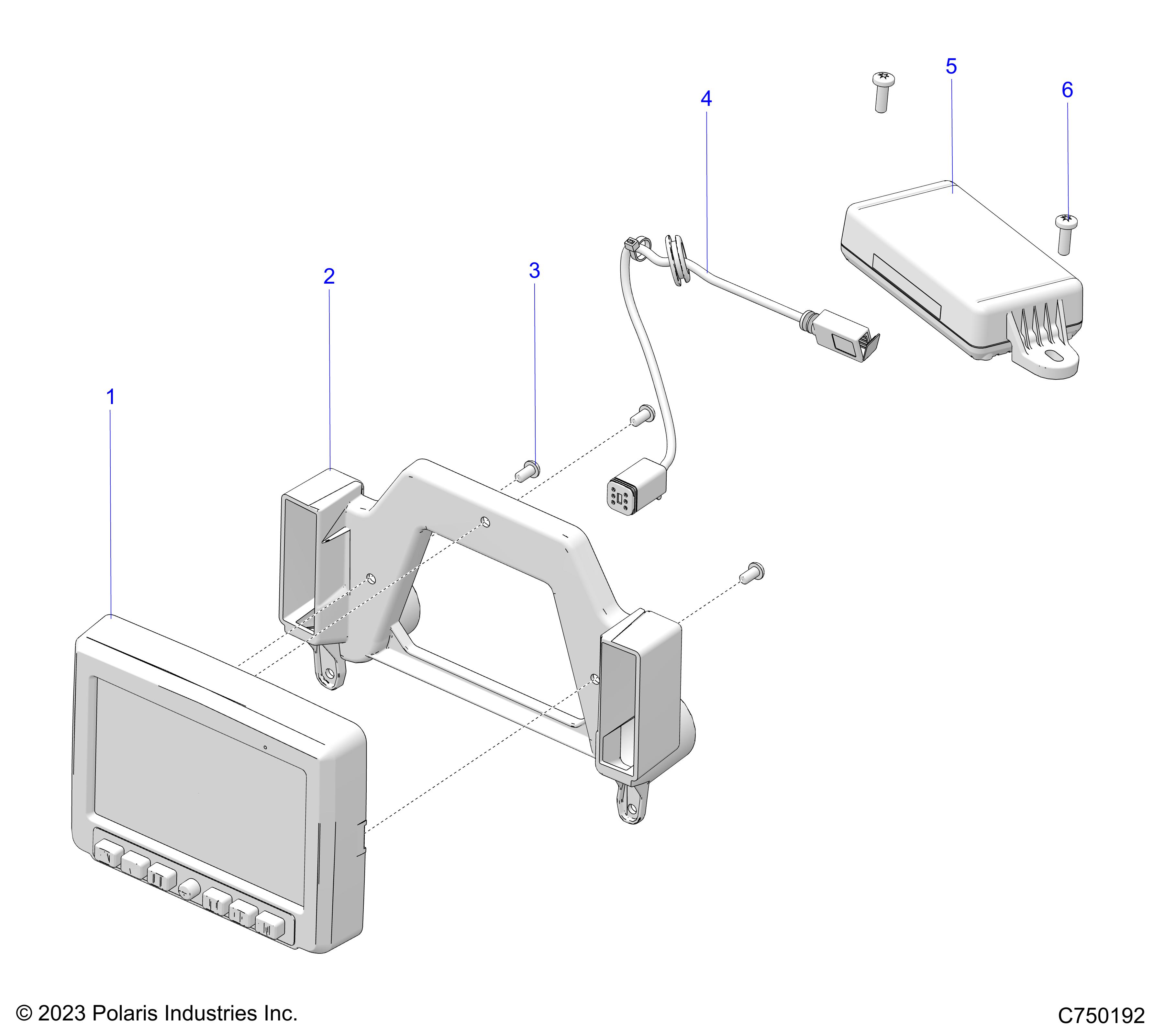 ELECTRICAL, RIDE COMMAND  - Z25X4D92A/92B (C750192)