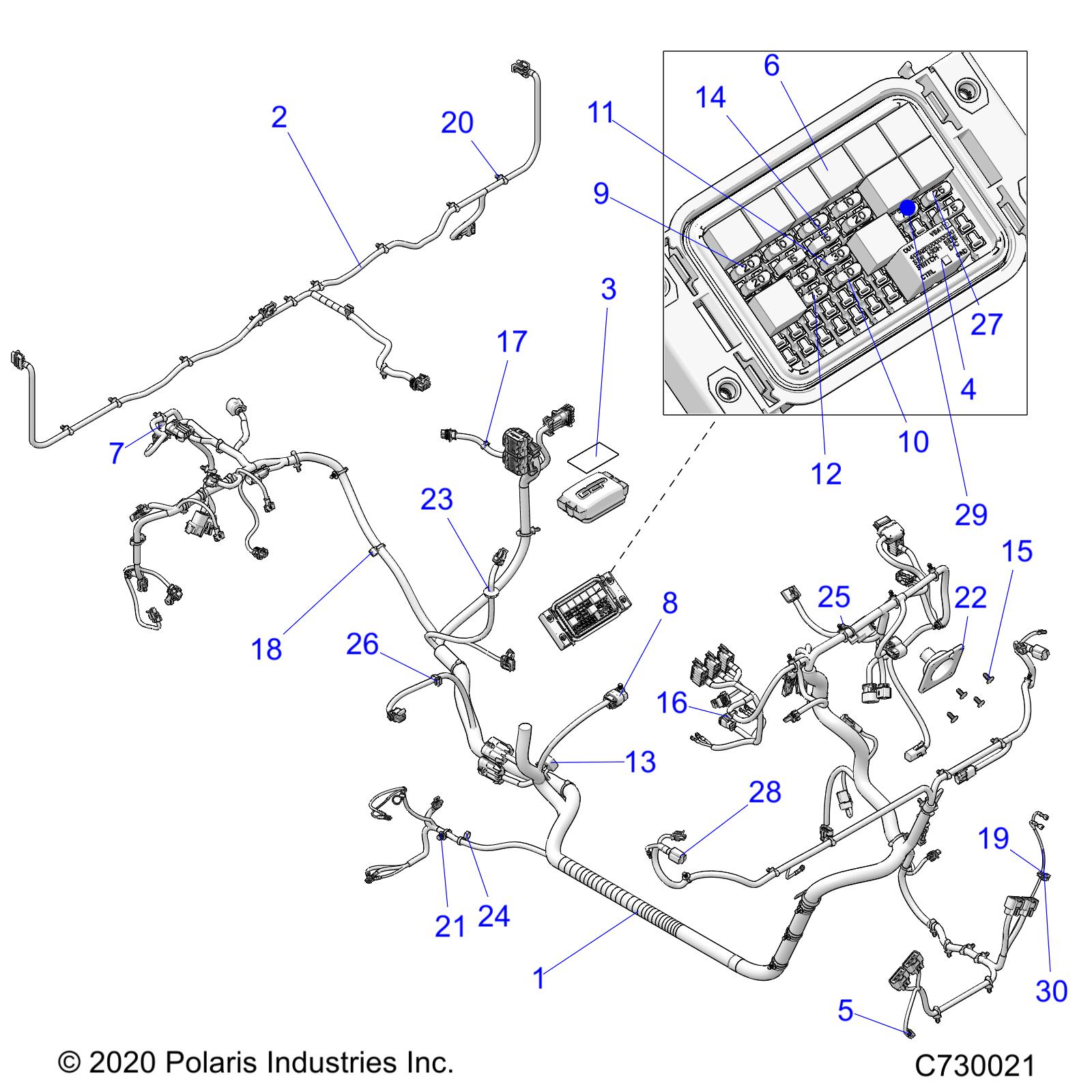 ELECTRICAL, WIRE HARNESS - R21TAS99CK (C730021)