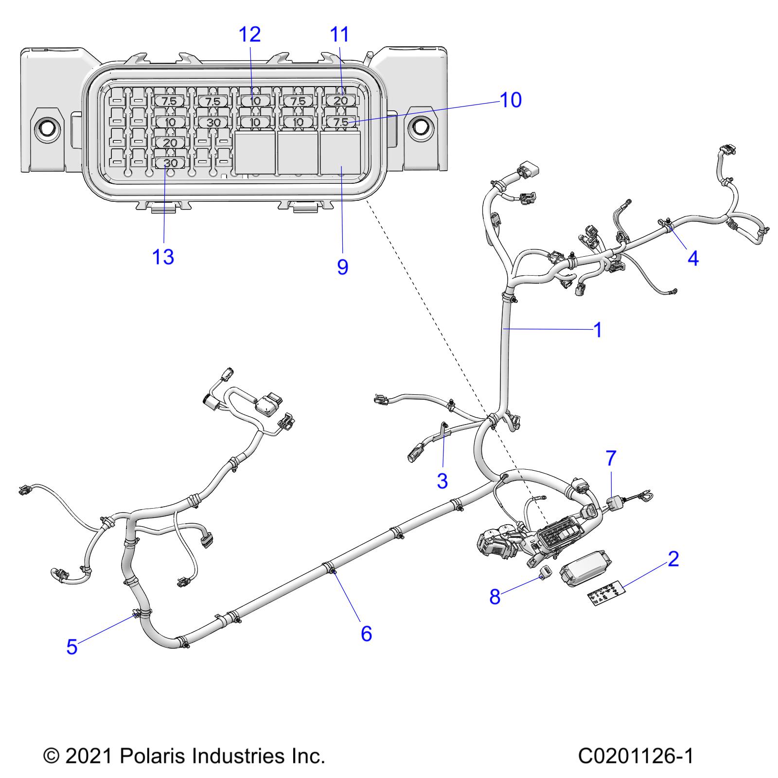 ELECTRICAL, WIRE HARNESS - Z23HCE18N5 (C0201126-1)