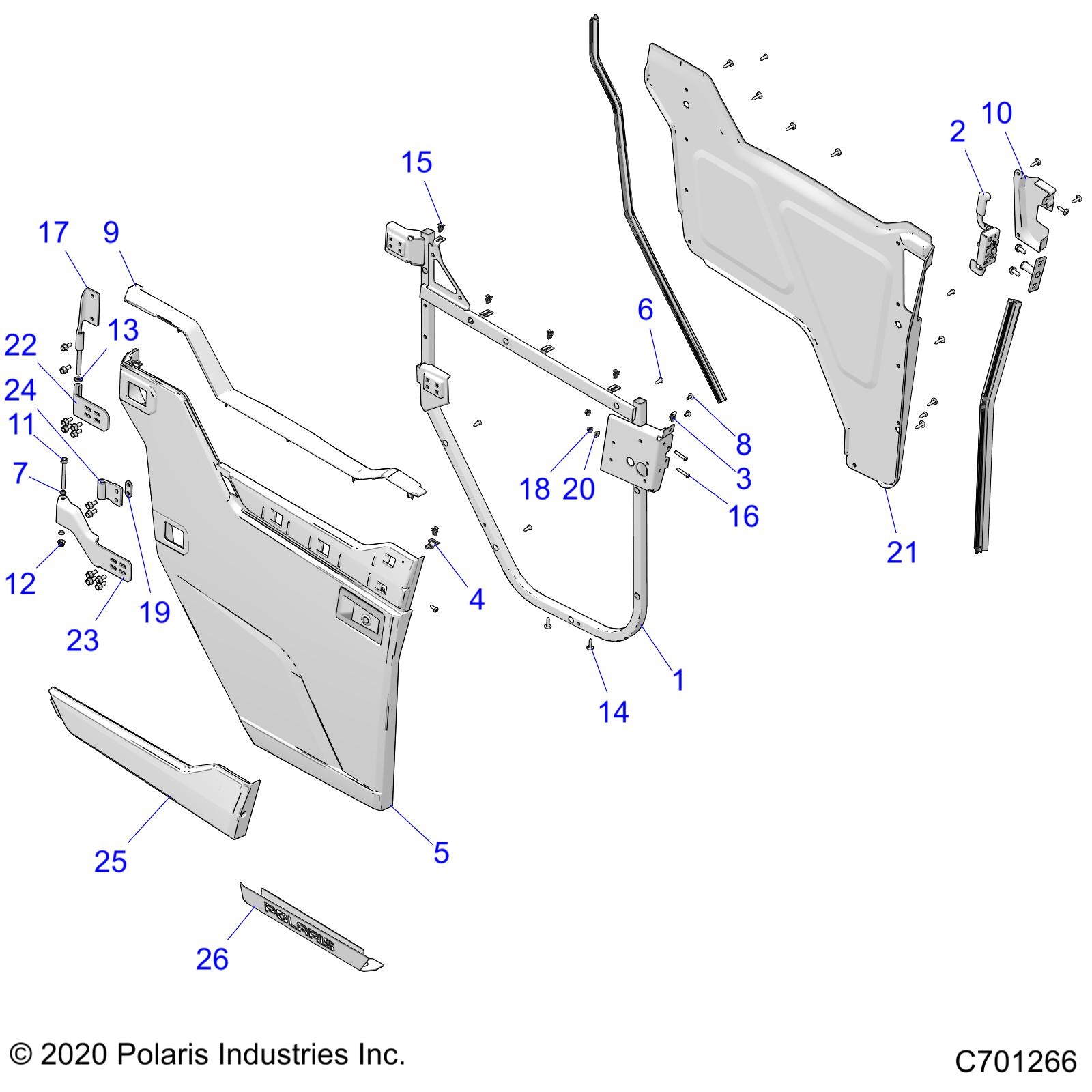 BODY, FRONT DOORS - R21RRM99AG (C701266)