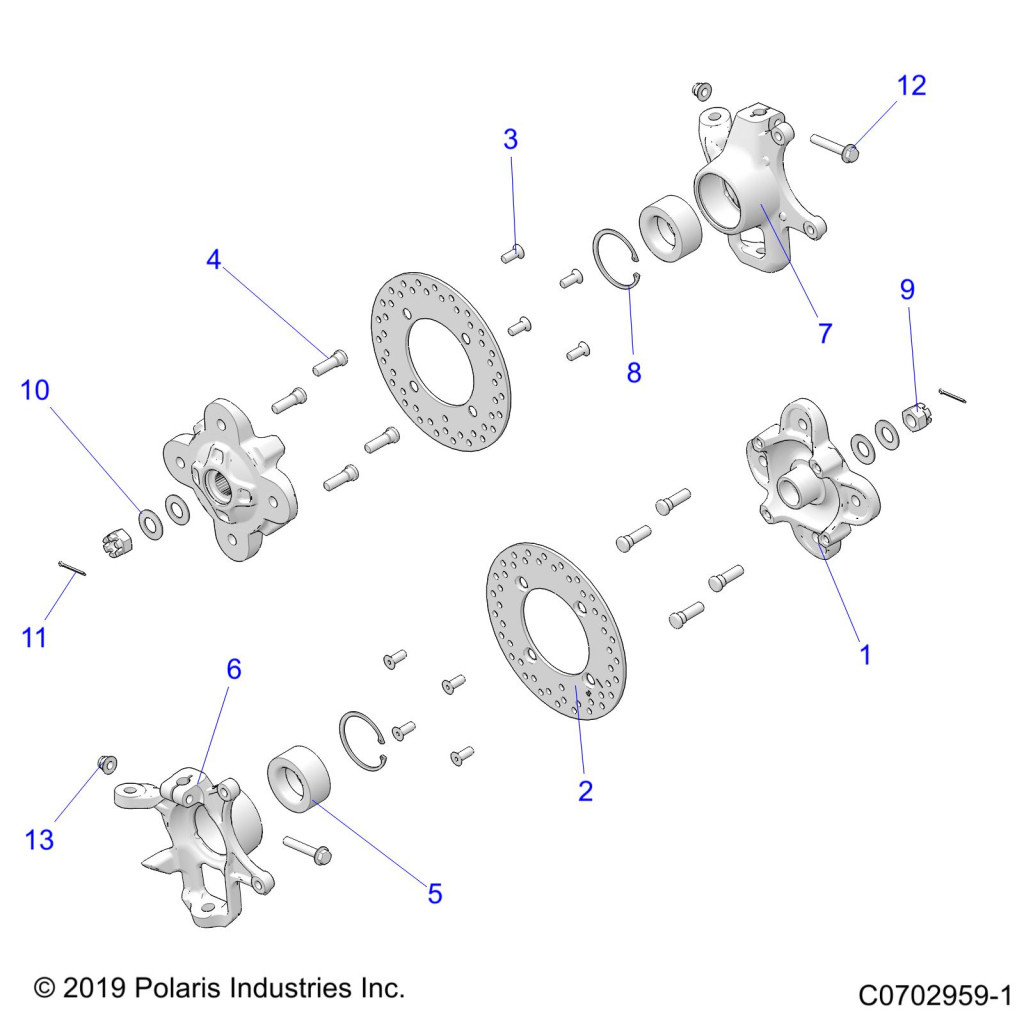 SUSPENSION, FRONT CARRIER - D21BBP99A4/B4/FP99A4 (C0702959-1)