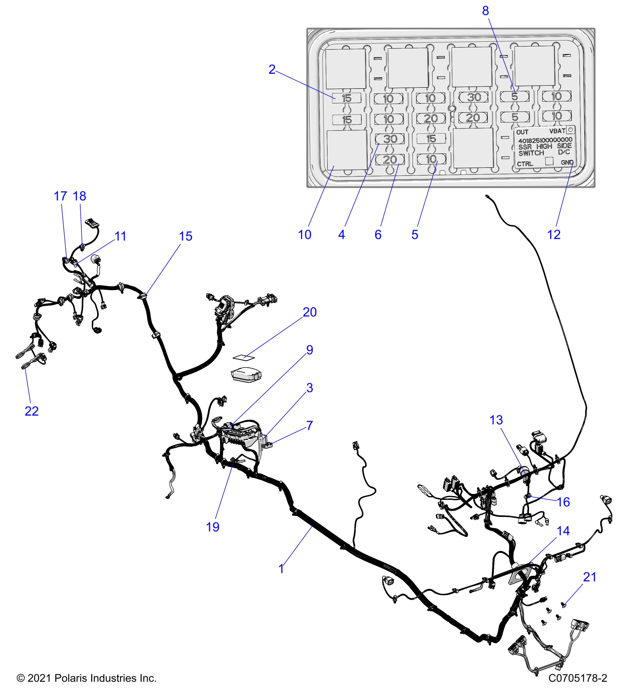 ELECTRICAL, WIRE HARNESSES - D22P4EP99A4/B4/F99A4 (C0705178-2)