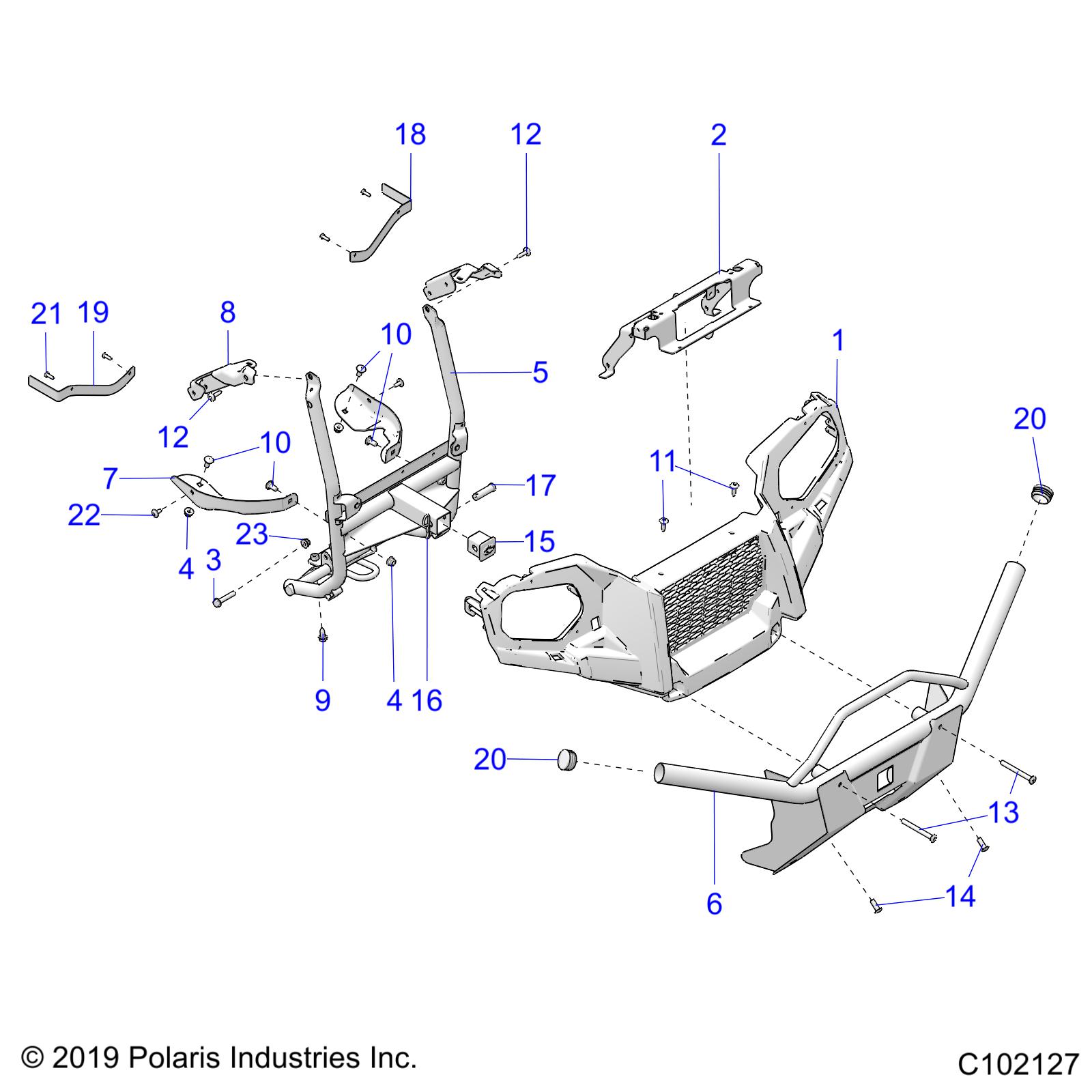 BODY, FRONT BUMPER and MOUNTING - A20SEF57D5