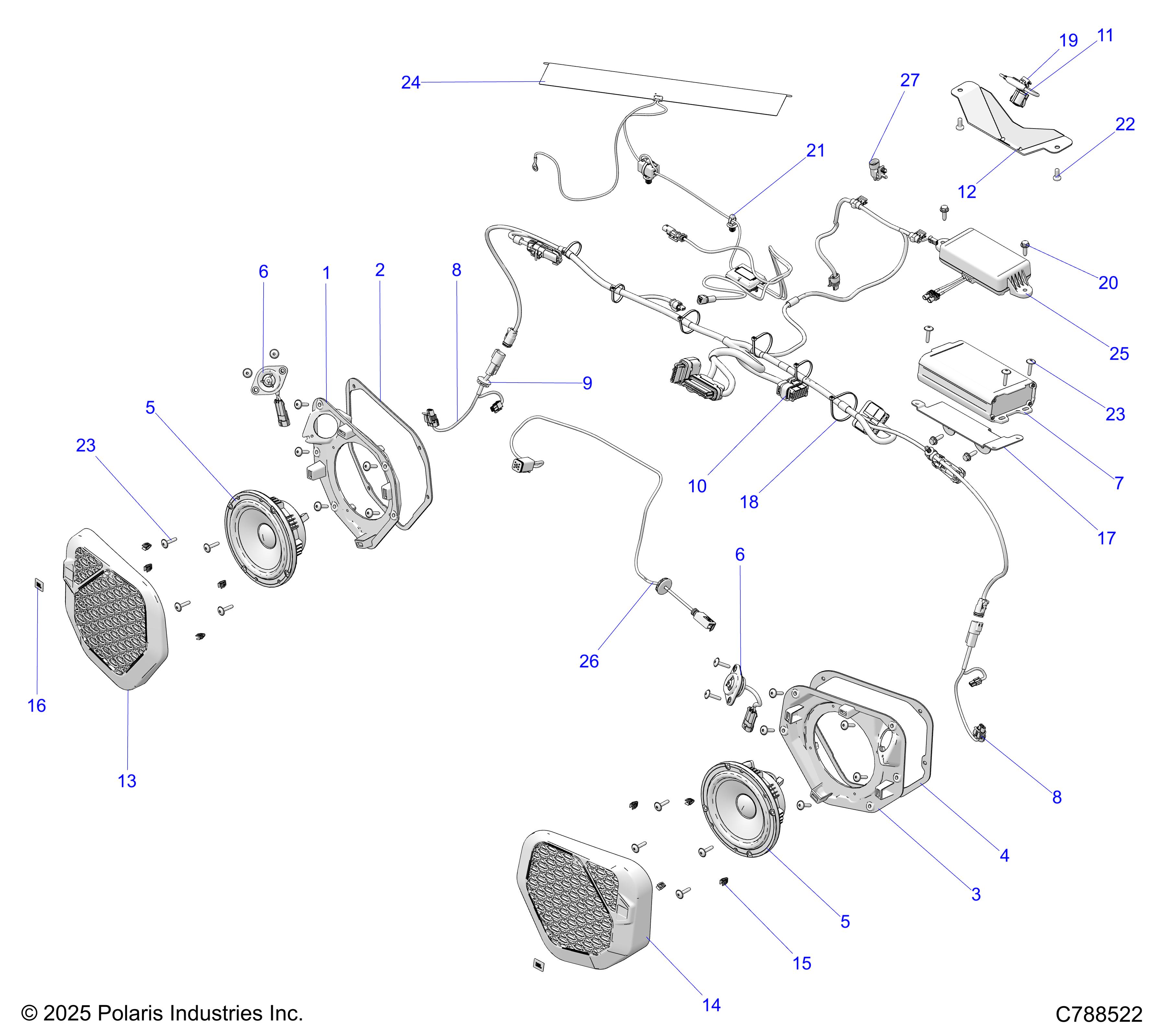 ELECTRICAL, RIDE COMMAND - R26RRV99AK (C788522)