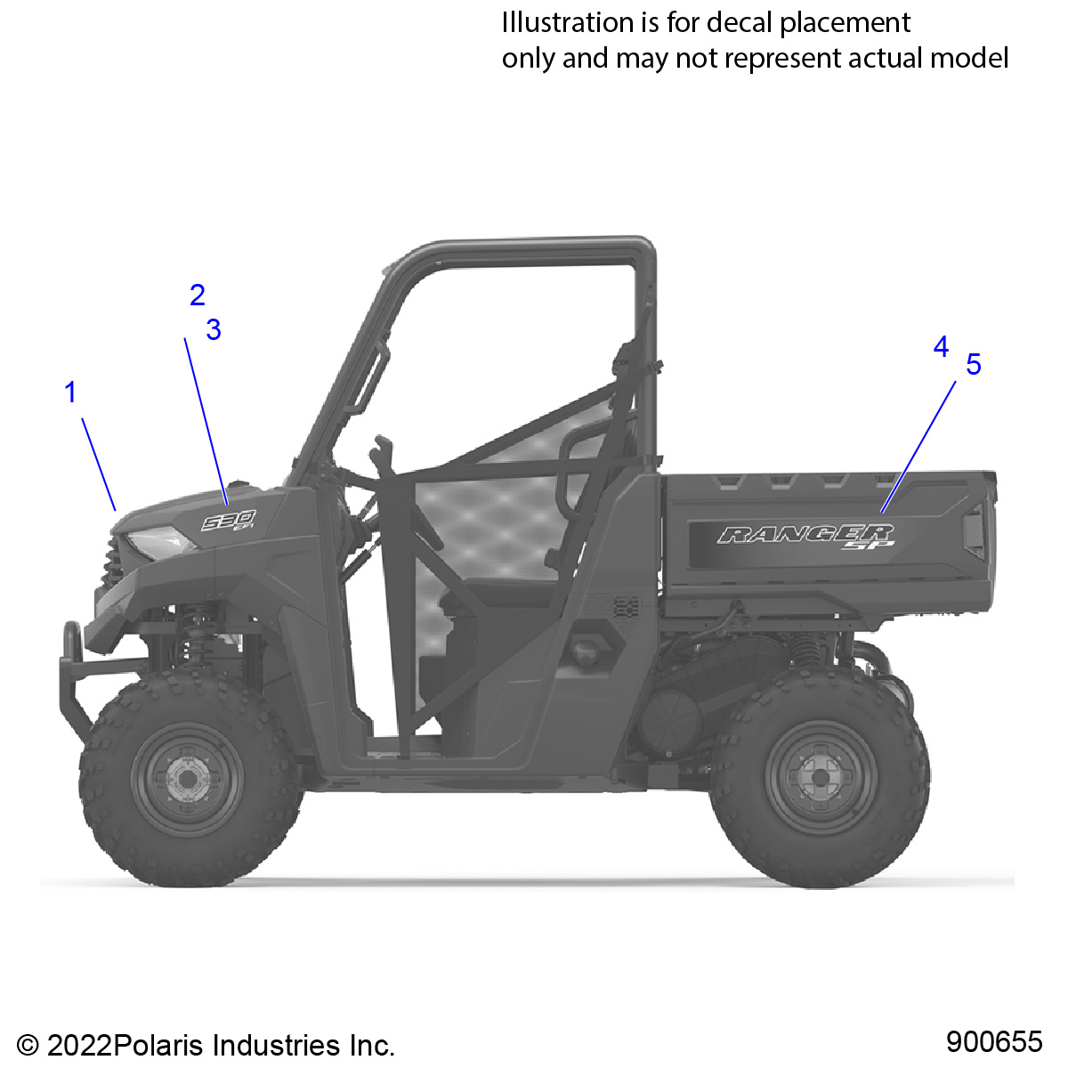 BODY, DECALS, GRAPHIC- R23MAA5AJ1 (900559)