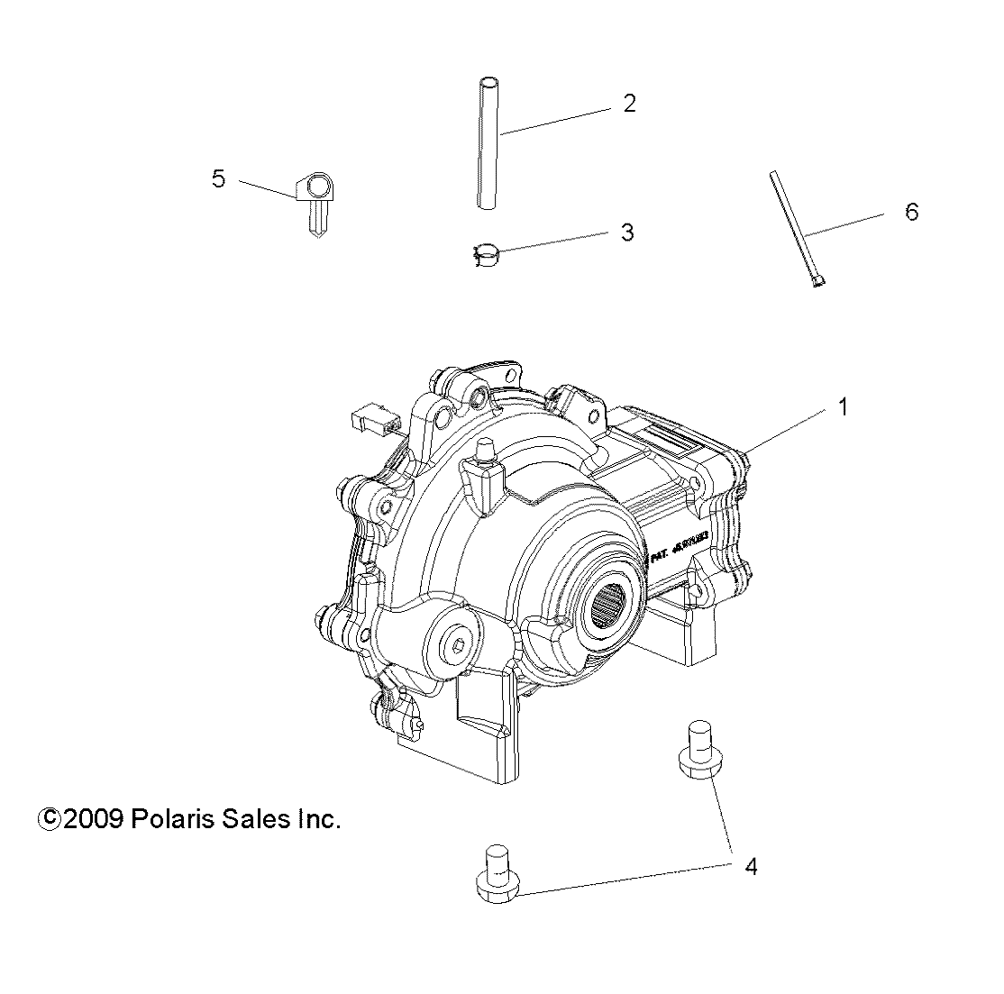 DRIVE TRAIN, FRONT GEARCASE MOUNTING - R14RC08GC/GJ/FJ (49LEVTRANS10SDW)