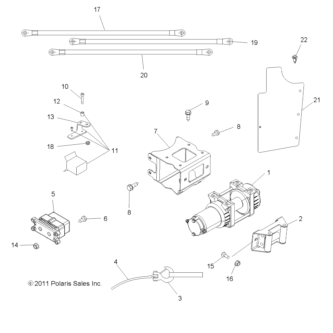 OPTIONS, WINCH - A14YN8EAJ/EAT (49MVWINCH12SP850)