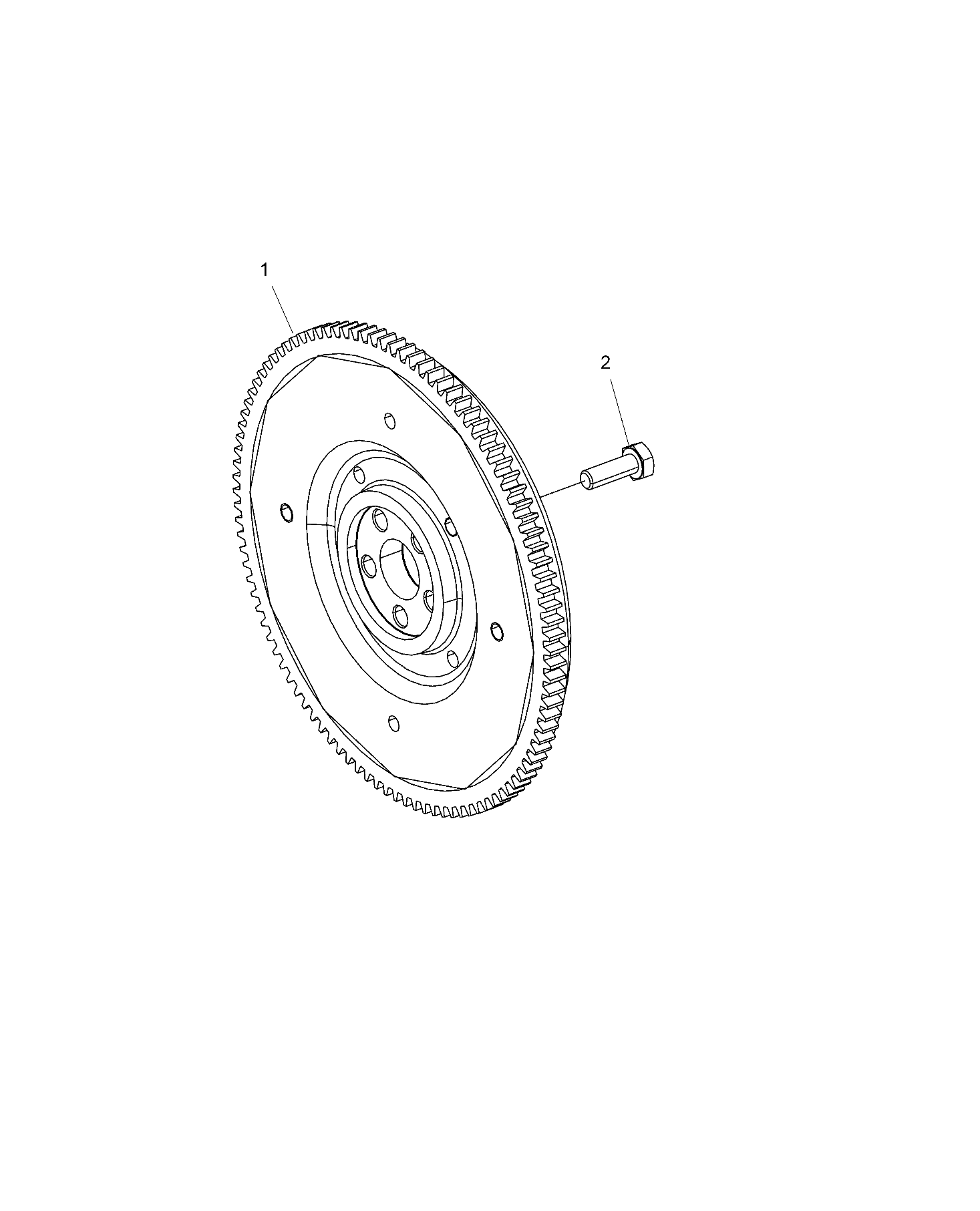 ENGINE, FLYWHEEL - R17RVAD1N1 (49OSPSFLYWHEEL15DSL)