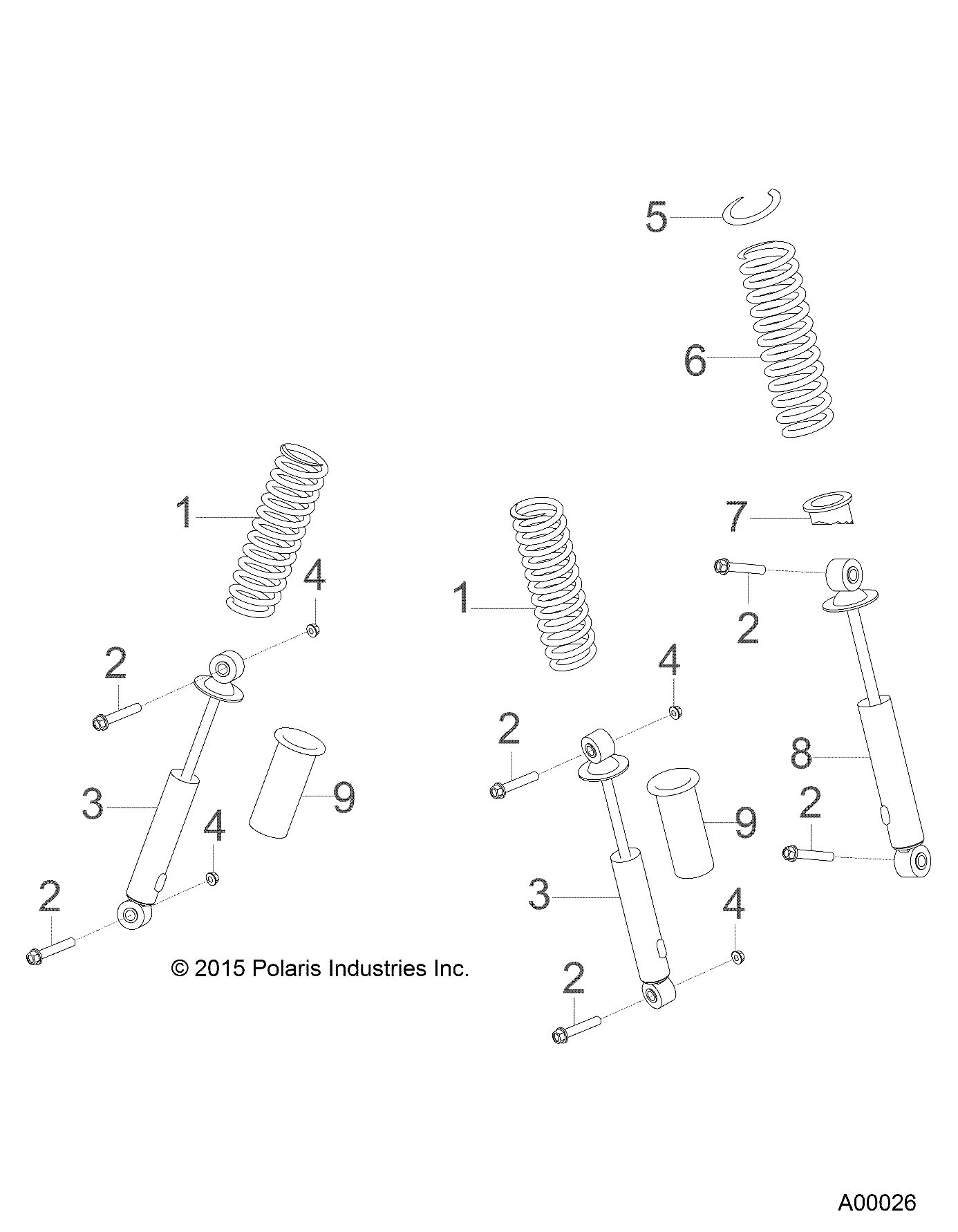 SUSPENSION, SHOCKS - A18YAK05N4/N6 (A00026)