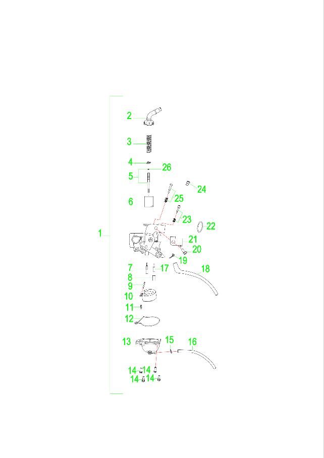 ENGINE, CARBURETOR - A16YAK09AF (A00032)