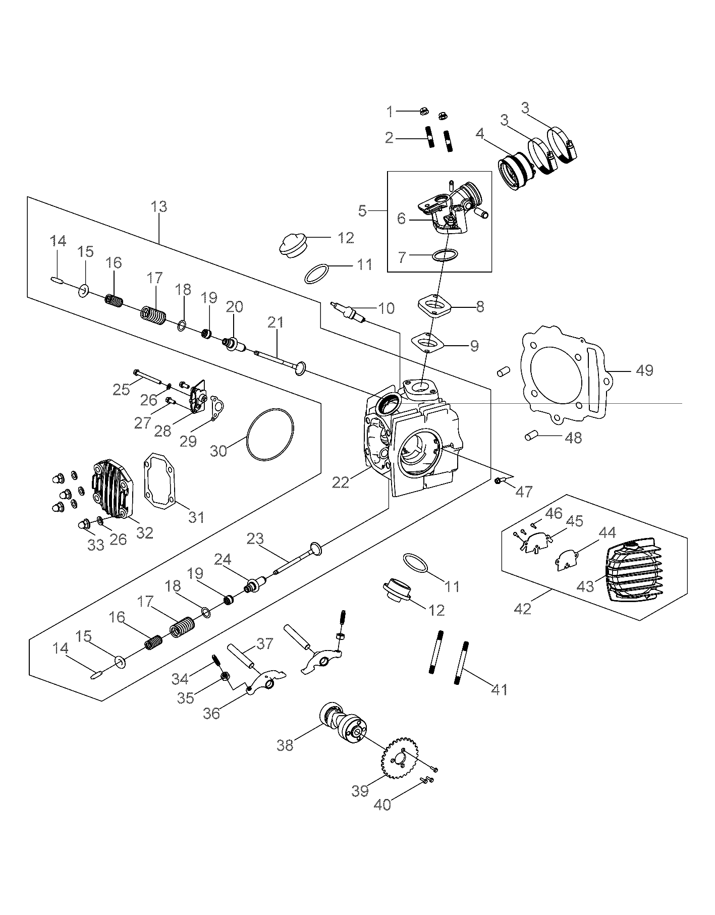 ENGINE, CYLINDER HEAD - A18YAK11N4/N6/B4/B6 (A00037)