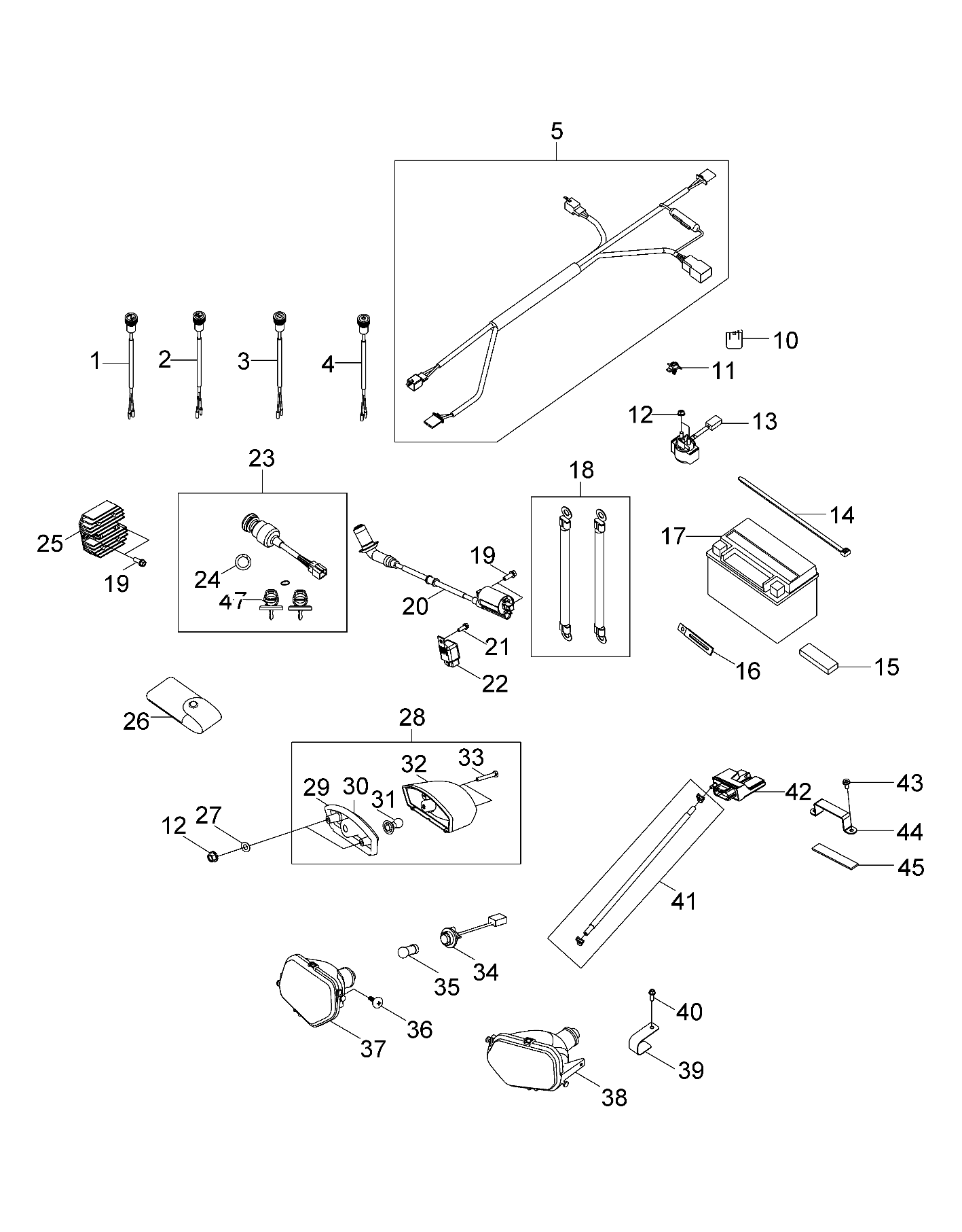 ELECTRICAL PARTS - Z20YAV17N2/N4 (A00048)