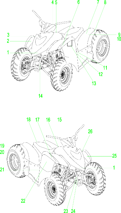 BODY, DECALS - A19YAP20N4 (A00050)