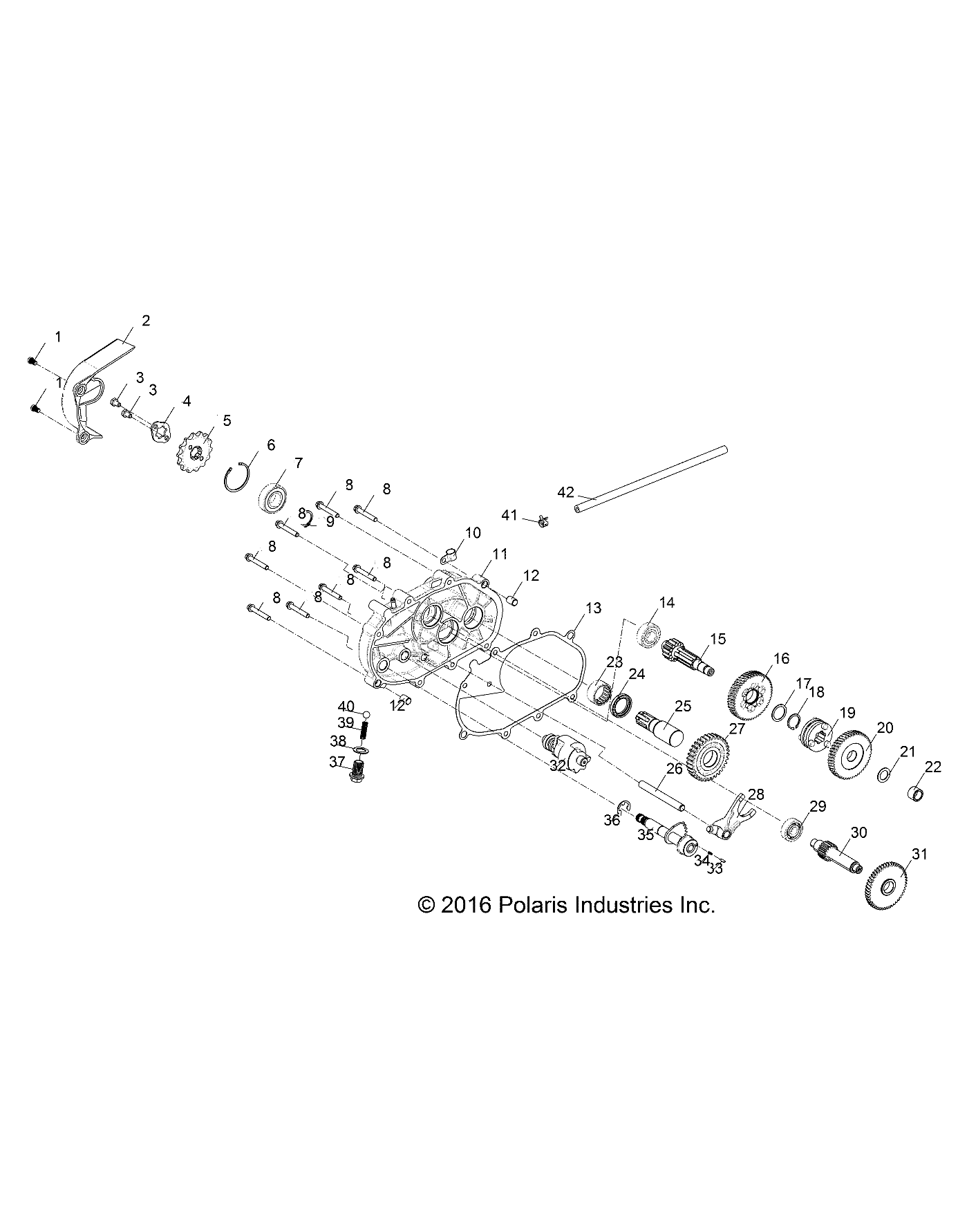 DRIVE TRAIN, TRANSMISSION - A22YAF11B5 (A00057)