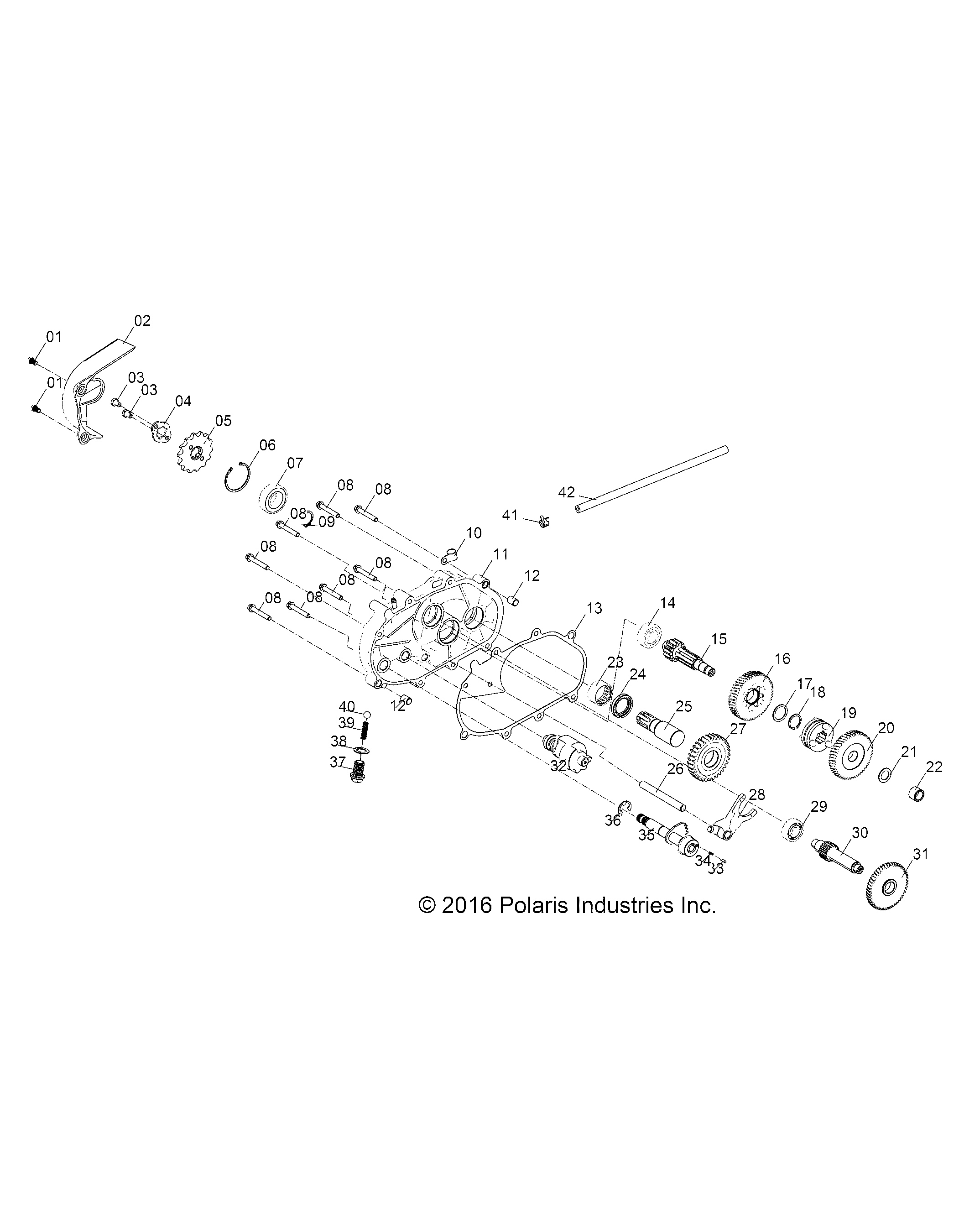 DRIVE TRAIN, TRANSMISSION - A25YFA11B5 (A00057)