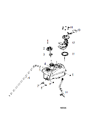 BODY, FUEL TANK ASM. - A17YAK11A4/A6/N4/N6 (A00060)