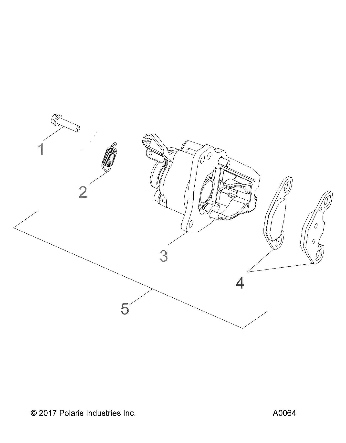 BRAKES, CALIPER, REAR - Z20YAV17B2/B4/N2/N4/A2/A4 (A00064)