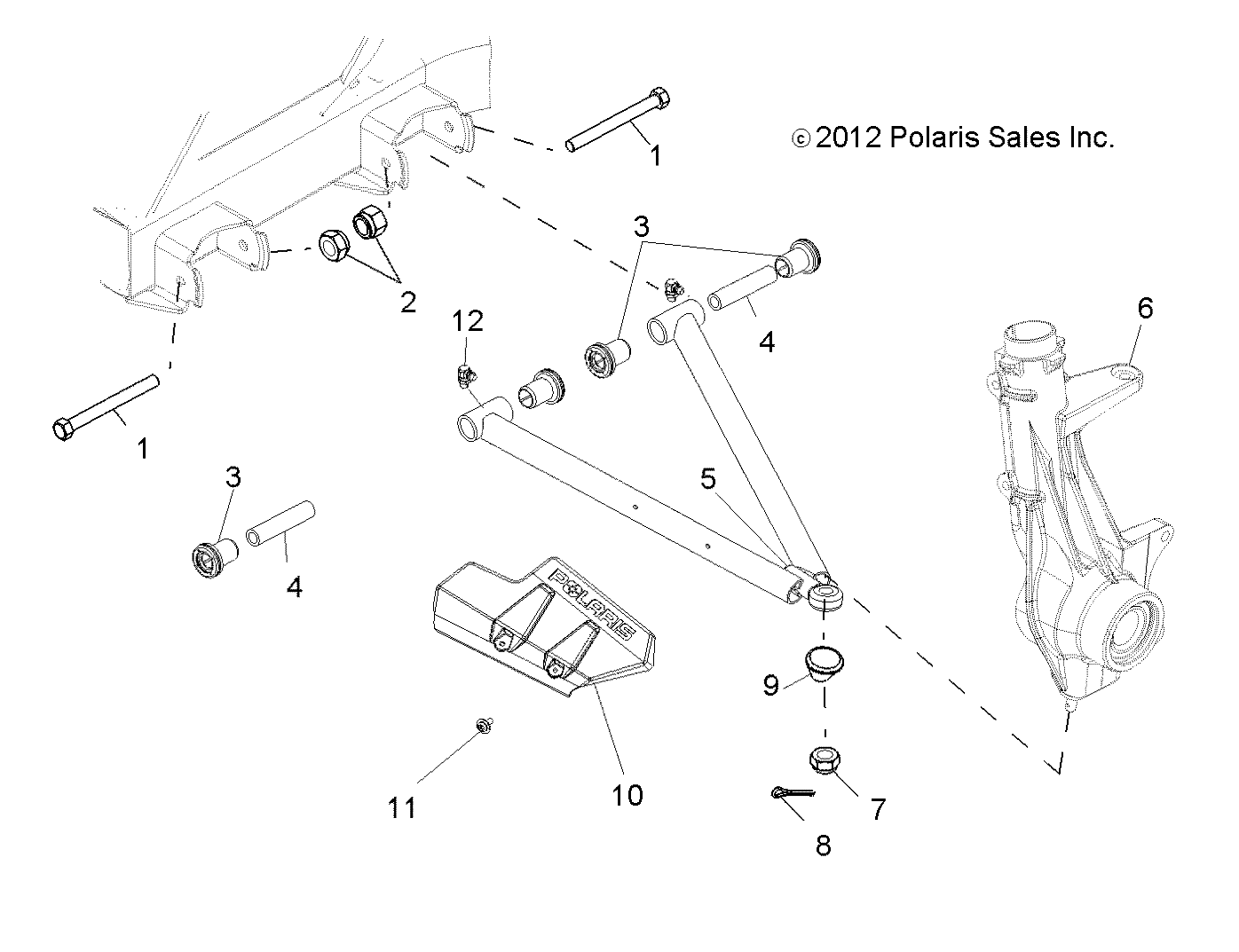 SUSPENSION, A-ARM and STRUT MOUNTING - R19RMAE4G8/G9 (49RGRAARM13500)