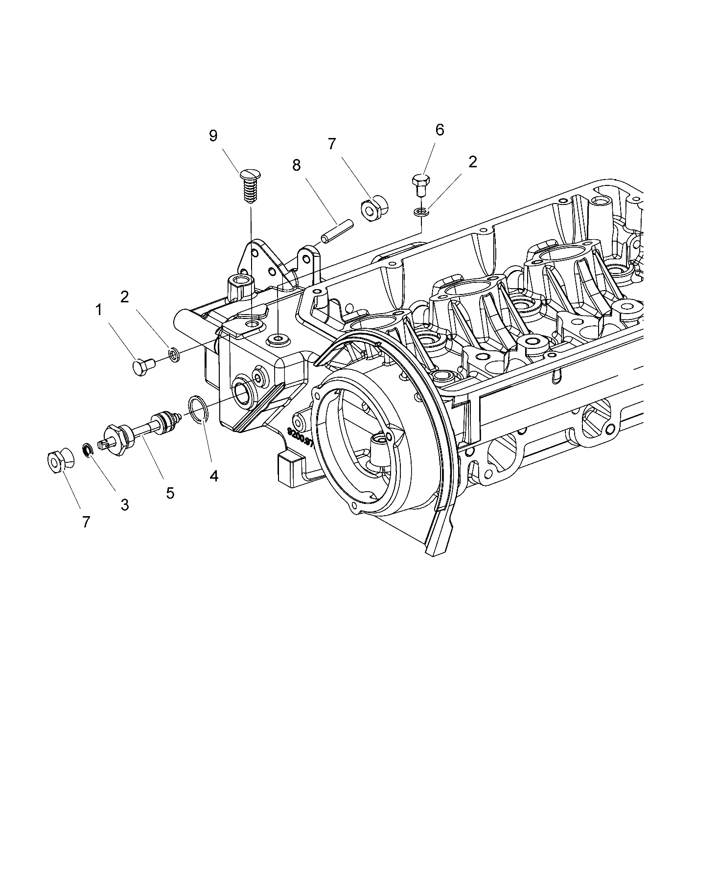 ENGINE, ACCELERATOR CONTROL (WITHOUT LEVER) - R18RVAD1B1 (49RGRACCELERETOR15DSL)