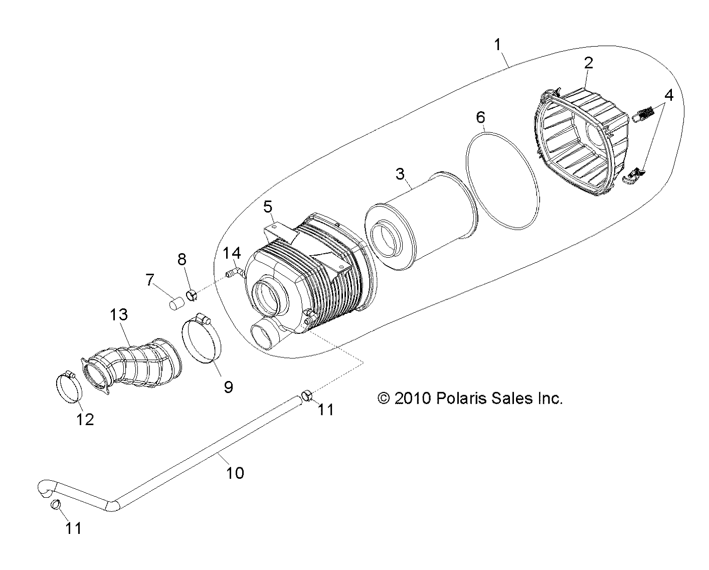 ENGINE, AIR INTAKE SYSTEM - R11HR76AG/AR (49RGRAIRBOX118004X4)