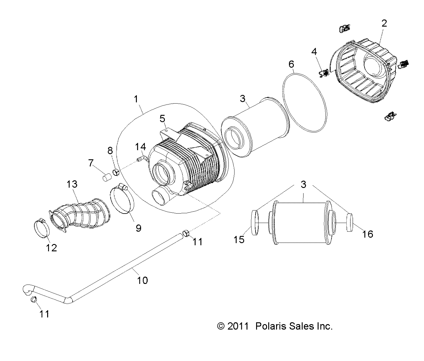 ENGINE, AIR INTAKE SYSTEM - R13WH76AG/AR/EAH/EAI/KG (49RGRAIRBOX12CREW)