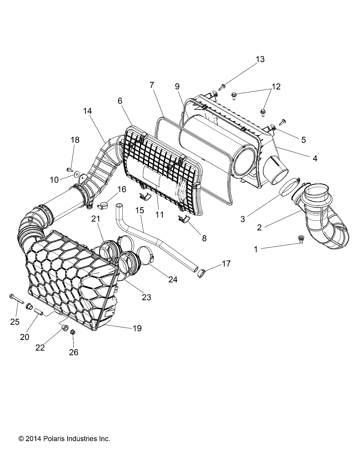 ENGINE, AIR INTAKE SYSTEM - Z18VDE99FK/S99CK/FK (49RGRAIRBOX151000)