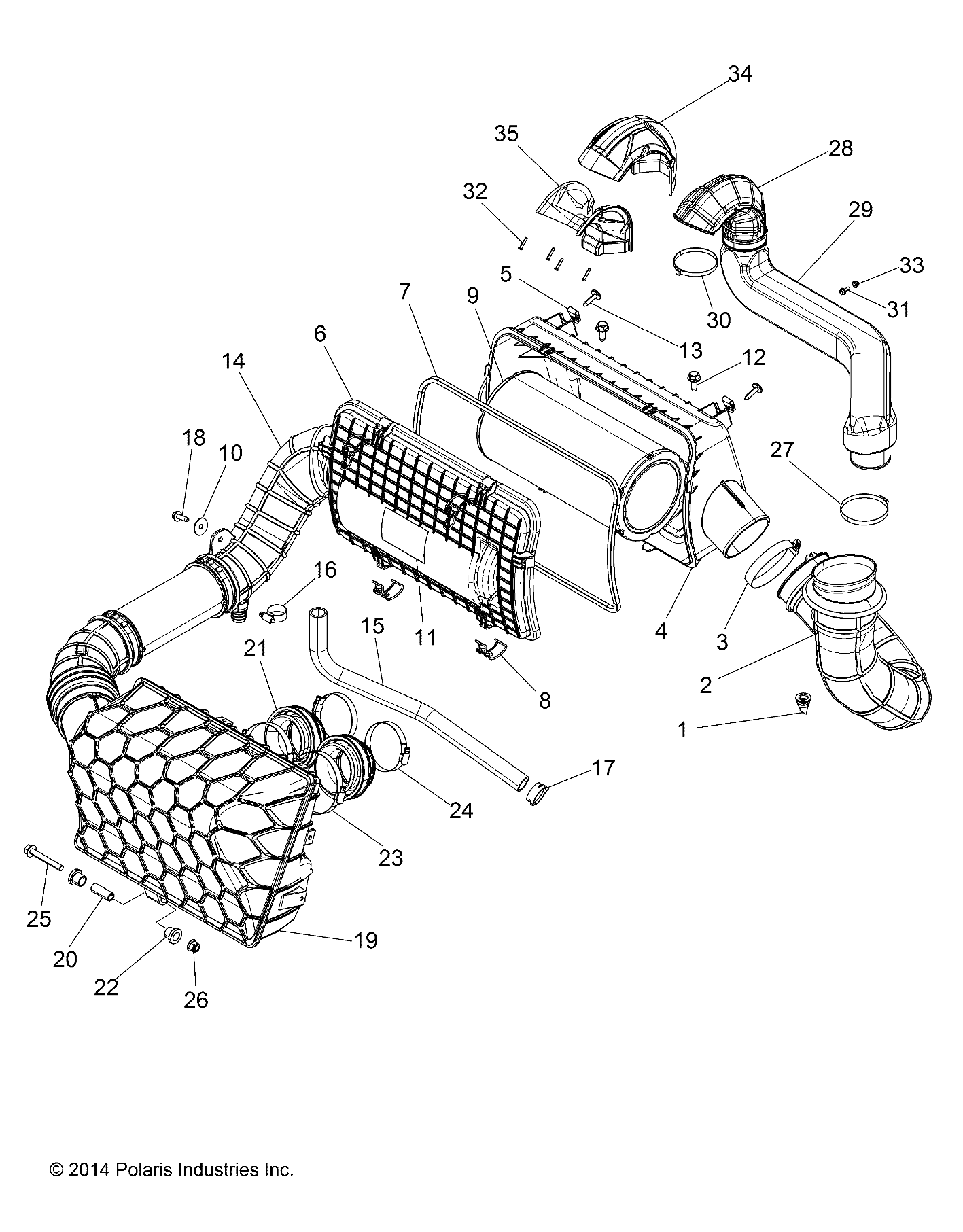 ENGINE, AIR INTAKE SYSTEM - Z17VFM99AB (49RGRAIRBOX151000AL)