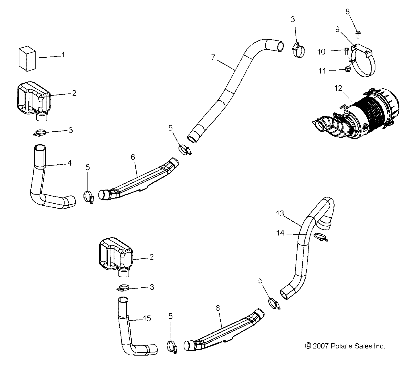 ENGINE, CLUTCH AIR INTAKE - R09WH68AC/AG/AH/AL/AR/AZ (49RGRAIRINTAKE08CREW)