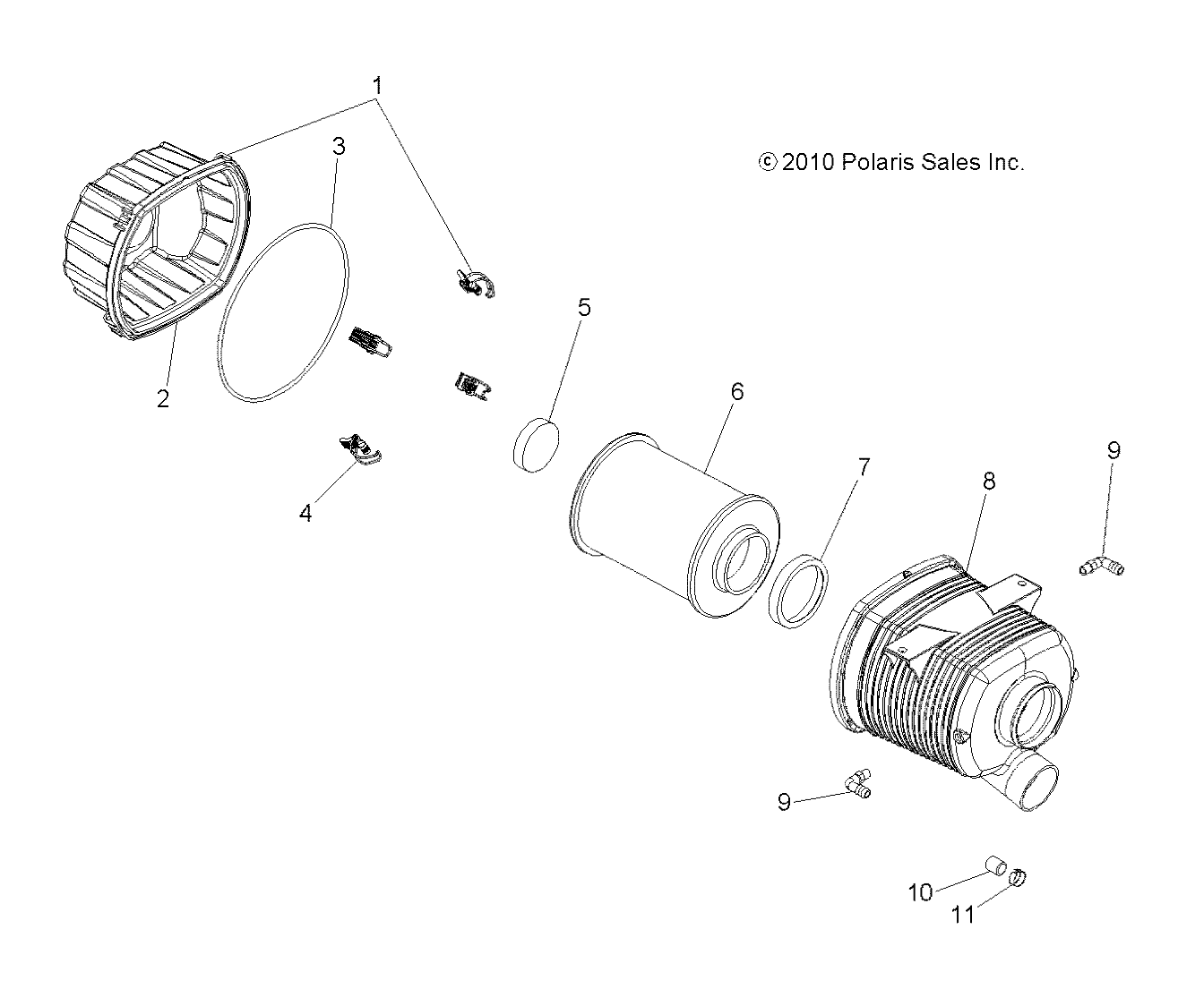 ENGINE, AIR INTAKE - R13WH90DG (49RGRAIRINTAKE11DCREW)