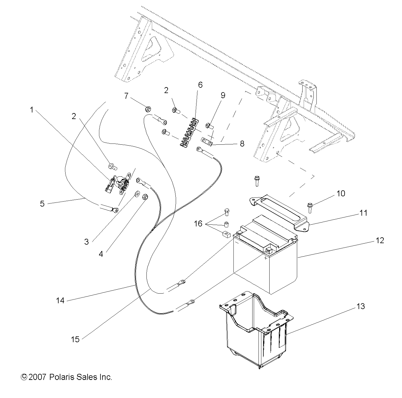 ELECTRICAL, BATTERY - R08RH50AF/AR/AT (49RGRBATTERY08500EFI)